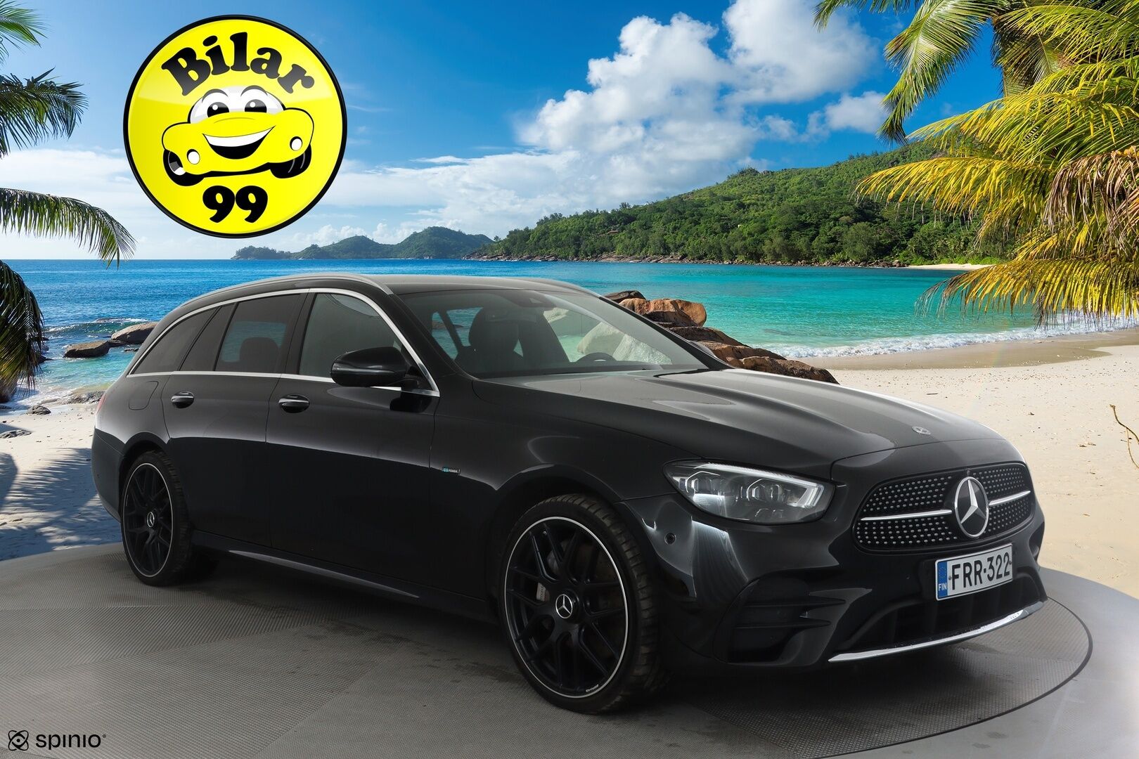 Mercedes-Benz E 2021 300 de 4MATIC T A EQ Power AMG * 360° / Widescreen / Koukku / Multibeam / Lisälämmitin / Navi * - Kahdet renkaat aluvanteilla