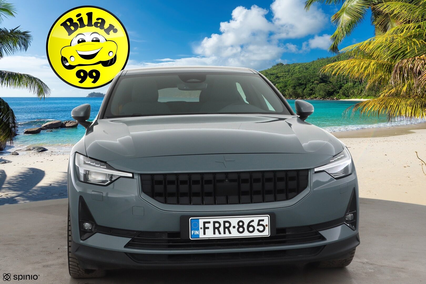 Polestar 2 2021 Launch Edition, 300kW, 78kWh * ACC / H&K / Koukku / Muistipenkki / Pixel LED / 360° / Lasikatto / Keyless * - Akku kuntotarkastettu / Merkkihuollettu