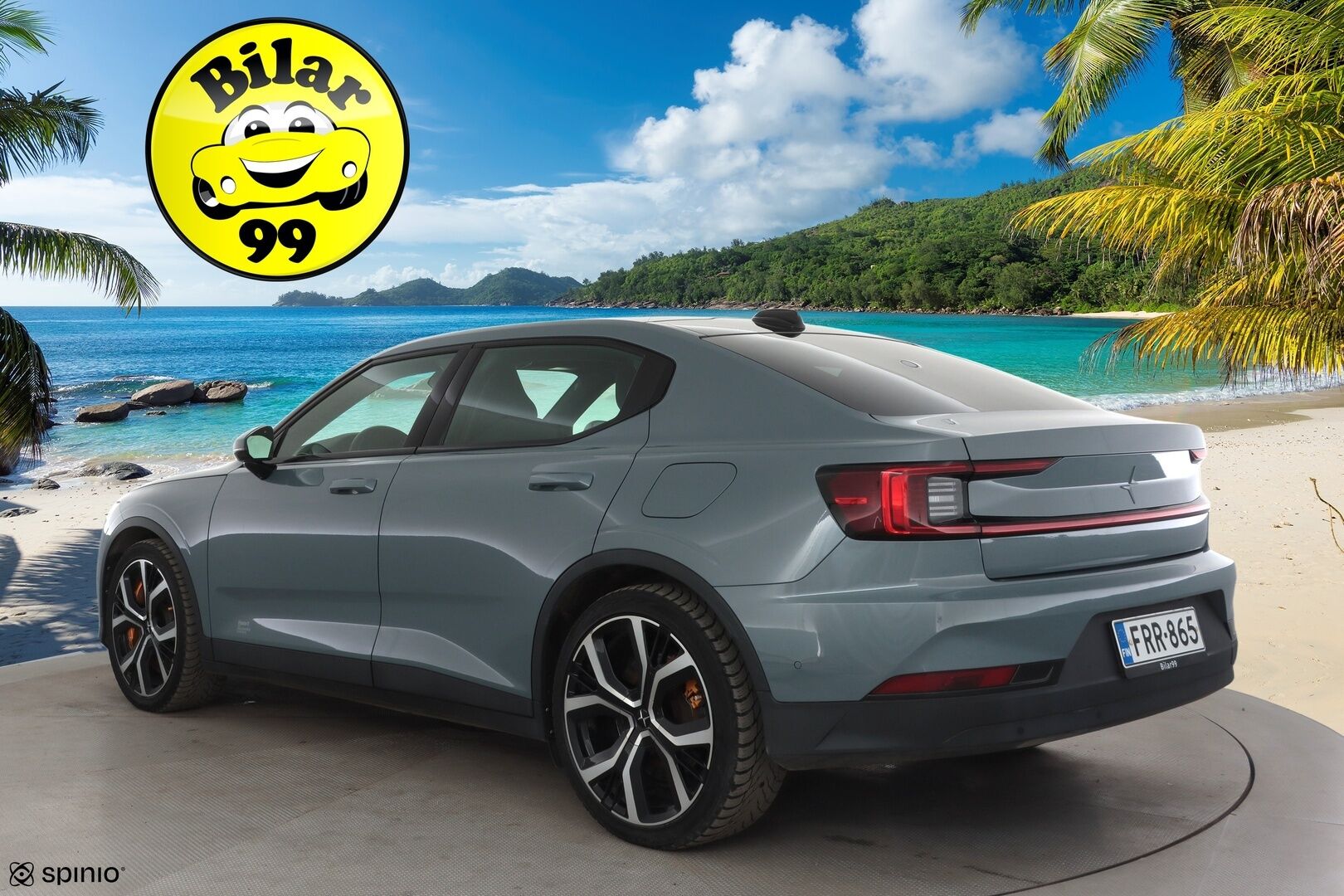 Polestar 2 2021 Launch Edition, 300kW, 78kWh * ACC / H&K / Koukku / Muistipenkki / Pixel LED / 360° / Lasikatto / Keyless * - Akku kuntotarkastettu / Merkkihuollettu