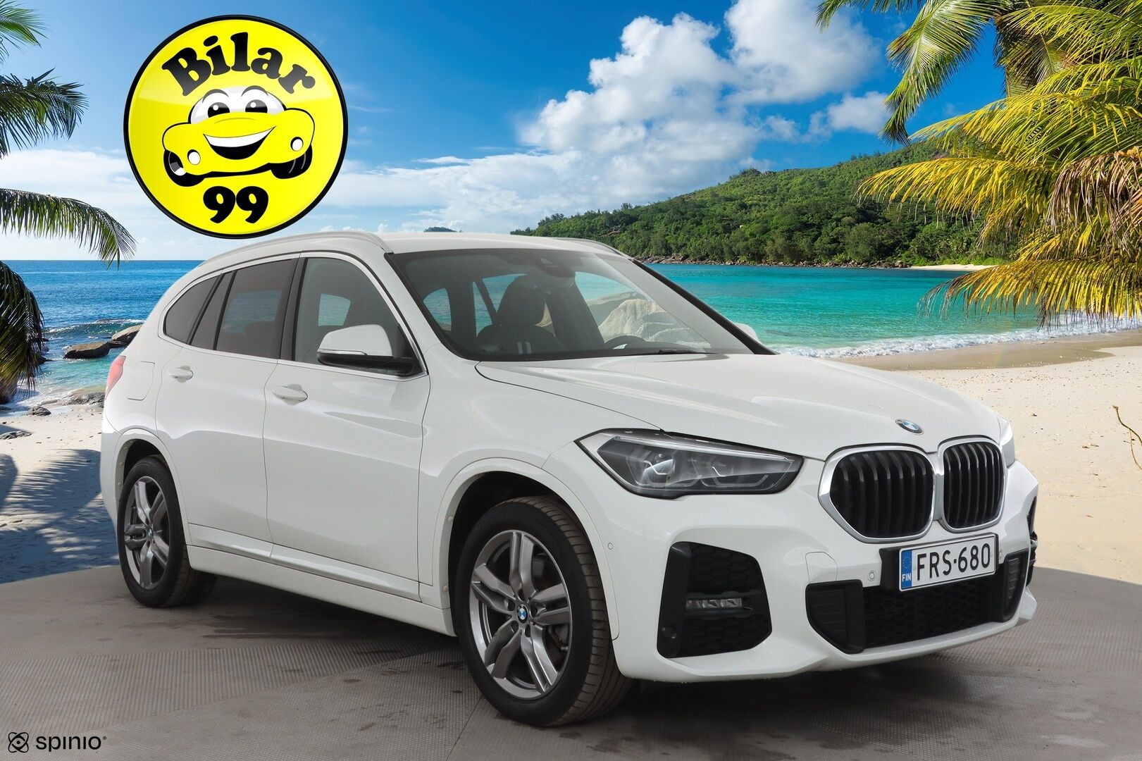 BMW X1 2021 F48 xDrive25e A Business M Sport * HIFIT / P.kamera / Puolinahat / Vakkari / Sporttipenkit / LED * - Kaksilla hyvillä renkailla ja parhaalla värillä varusteltu X1! / Hiljattain huollettu!