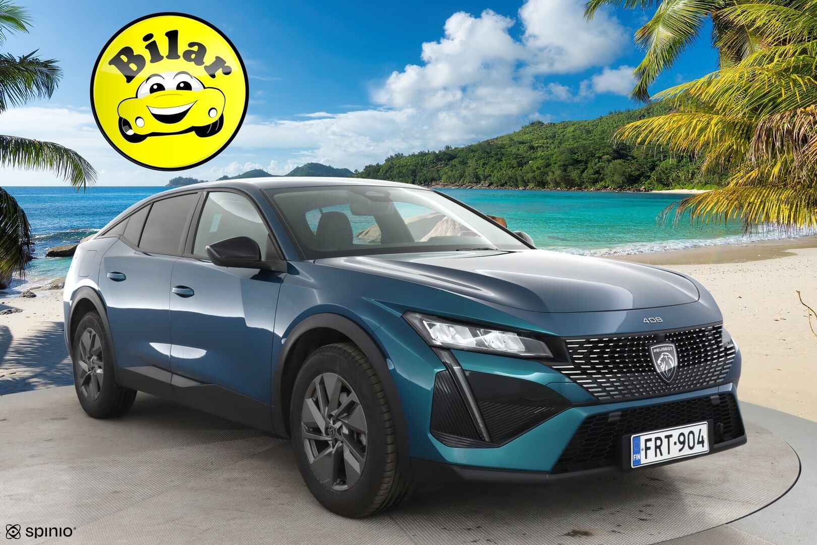 Peugeot 408 2024 Allure PureTech 130 EAT8-automaatti - | Mahtava Metalliväri | ACC | 360-kamerat | Lämmitettävä tuulilasi