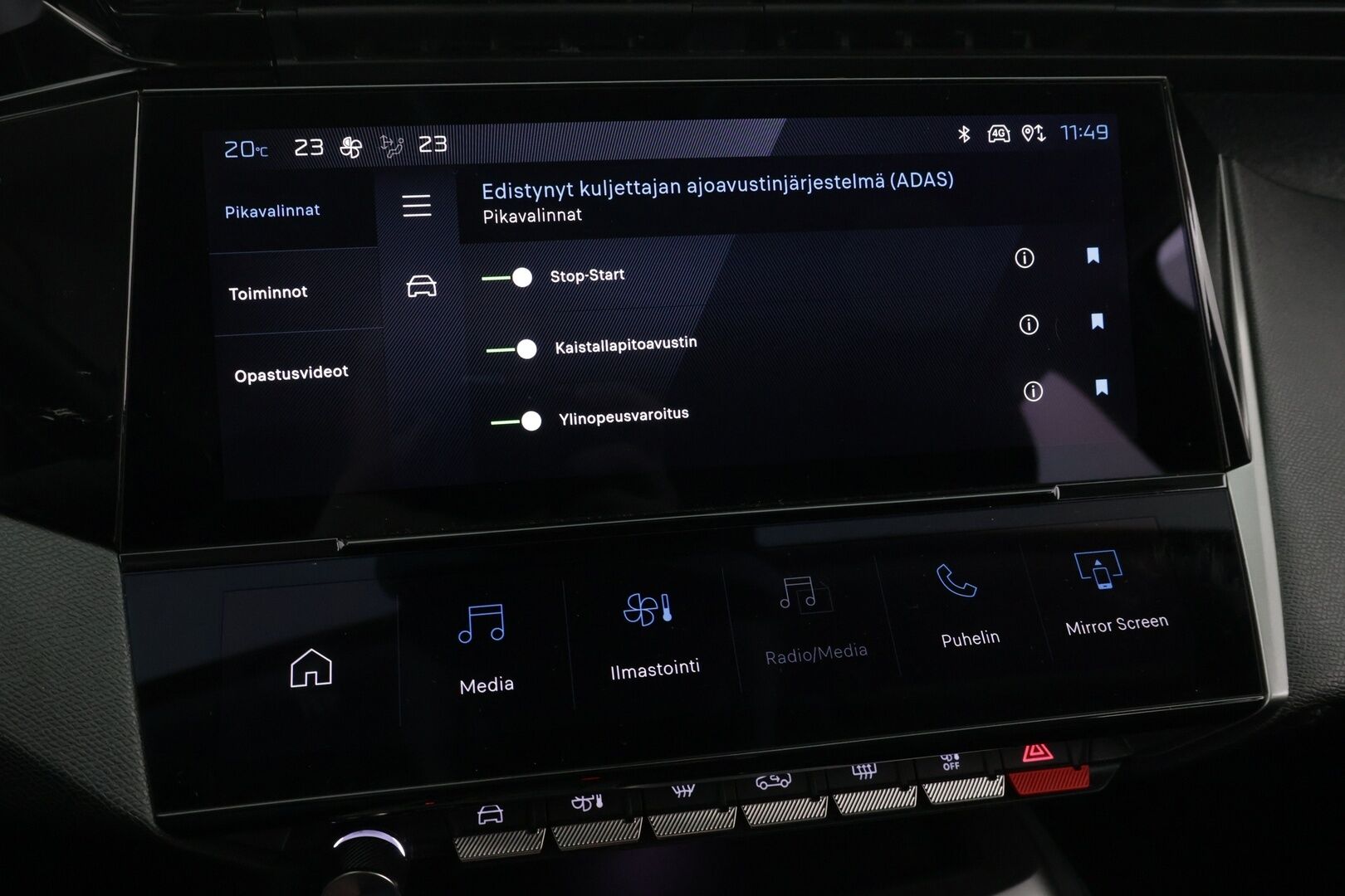 Peugeot 408 2024 Allure PureTech 130 EAT8-automaatti/ ACC/ Lämmitettävä tuulilasi/ Merkkihuollettu/ Puolinahkasisusta