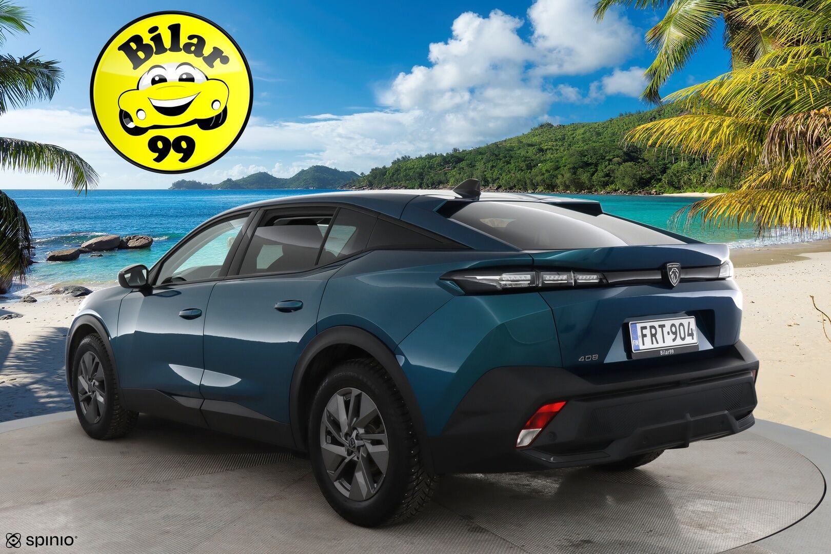 Peugeot 408 2024 Allure PureTech 130 EAT8-automaatti/ ACC/ Lämmitettävä tuulilasi/ Merkkihuollettu/ Puolinahkasisusta