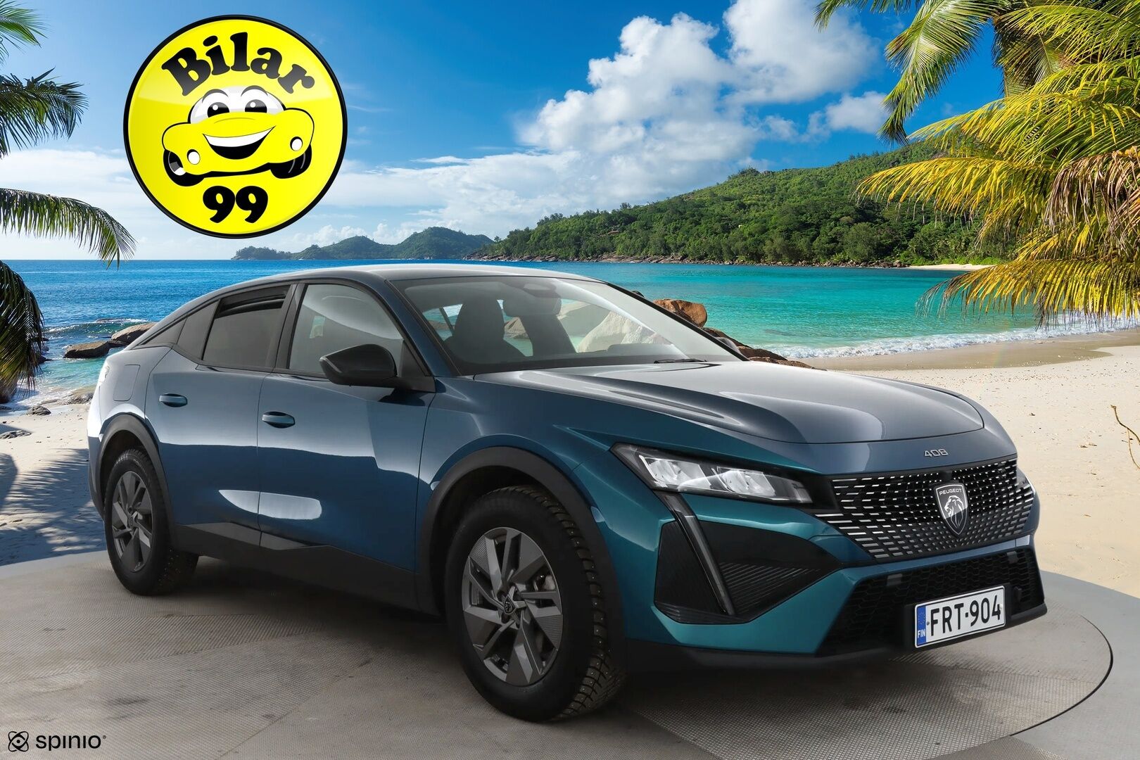 Peugeot 408 2024 Allure PureTech 130 EAT8-automaatti/ ACC/ Lämmitettävä tuulilasi/ Merkkihuollettu/ Puolinahkasisusta