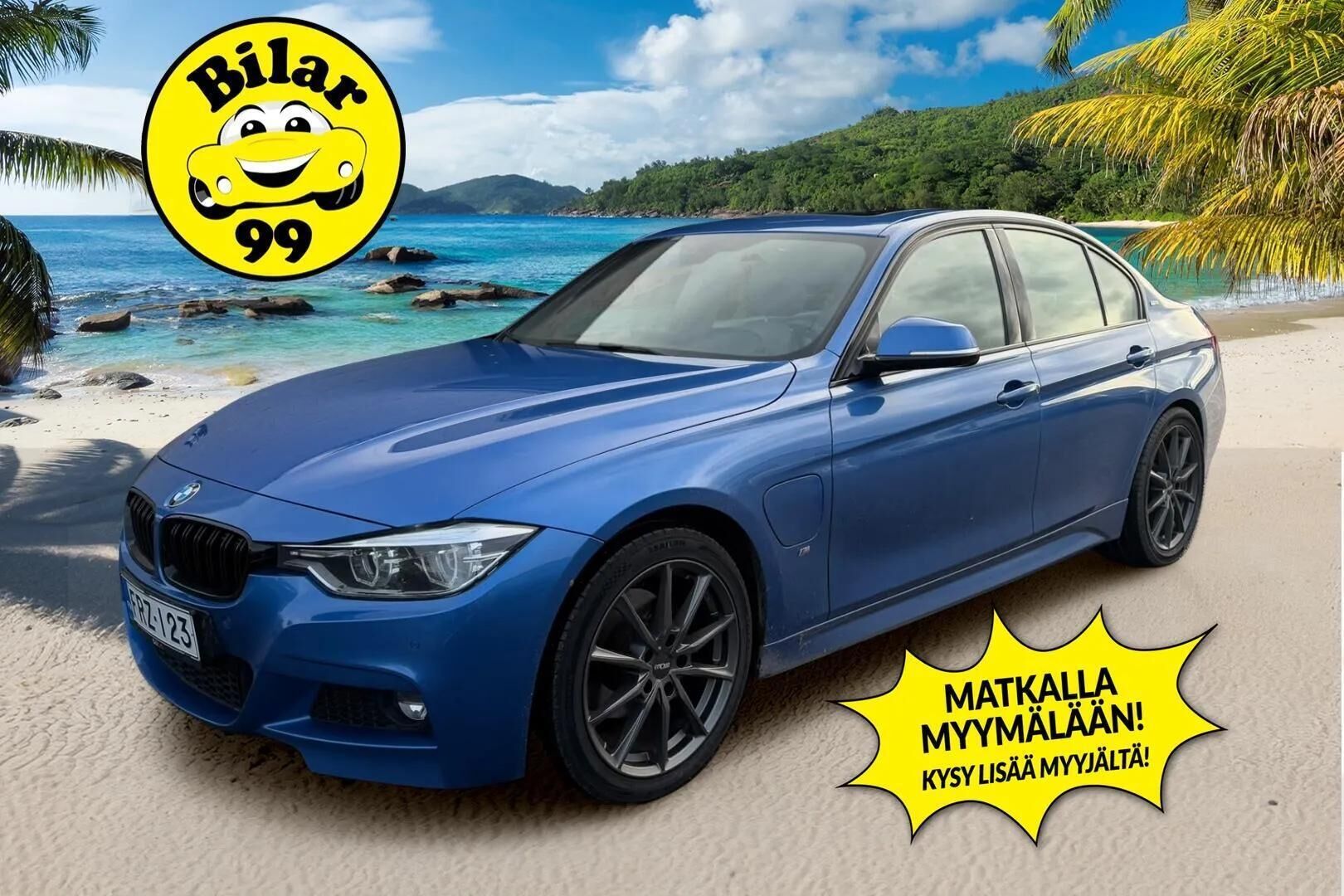 BMW 330 2018 F30 Sedan 330e A Business M Sport - Juuri huollettu! | Prof.Navi | Kattoluukku | Seisontatuuletin | P.tutkat | Nahapenkit | Sähk. istuin muistilla - KORKO VAIN 3,99 %