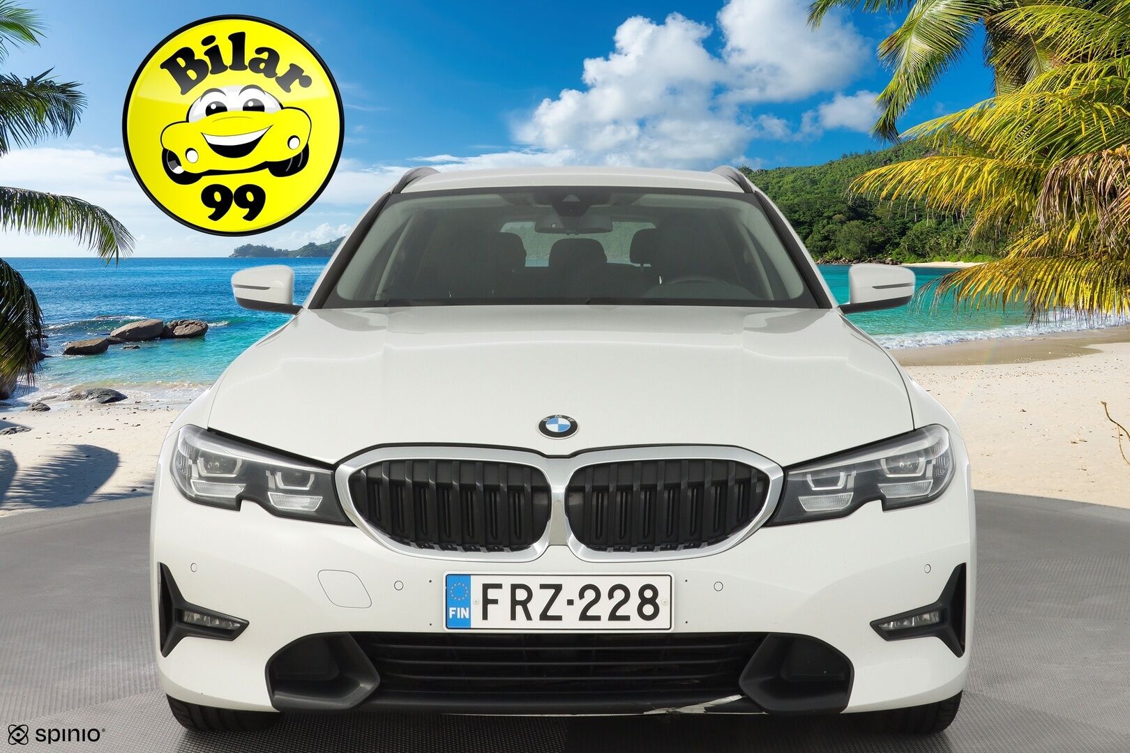 BMW 330E 2021 G21 Touring 330e A Touring * ShadowLine / Navi / Puolinahat / Sähköluukku / Ambient! * - Fiksut huollot / Kahdet OEM vanteet / Siisti
