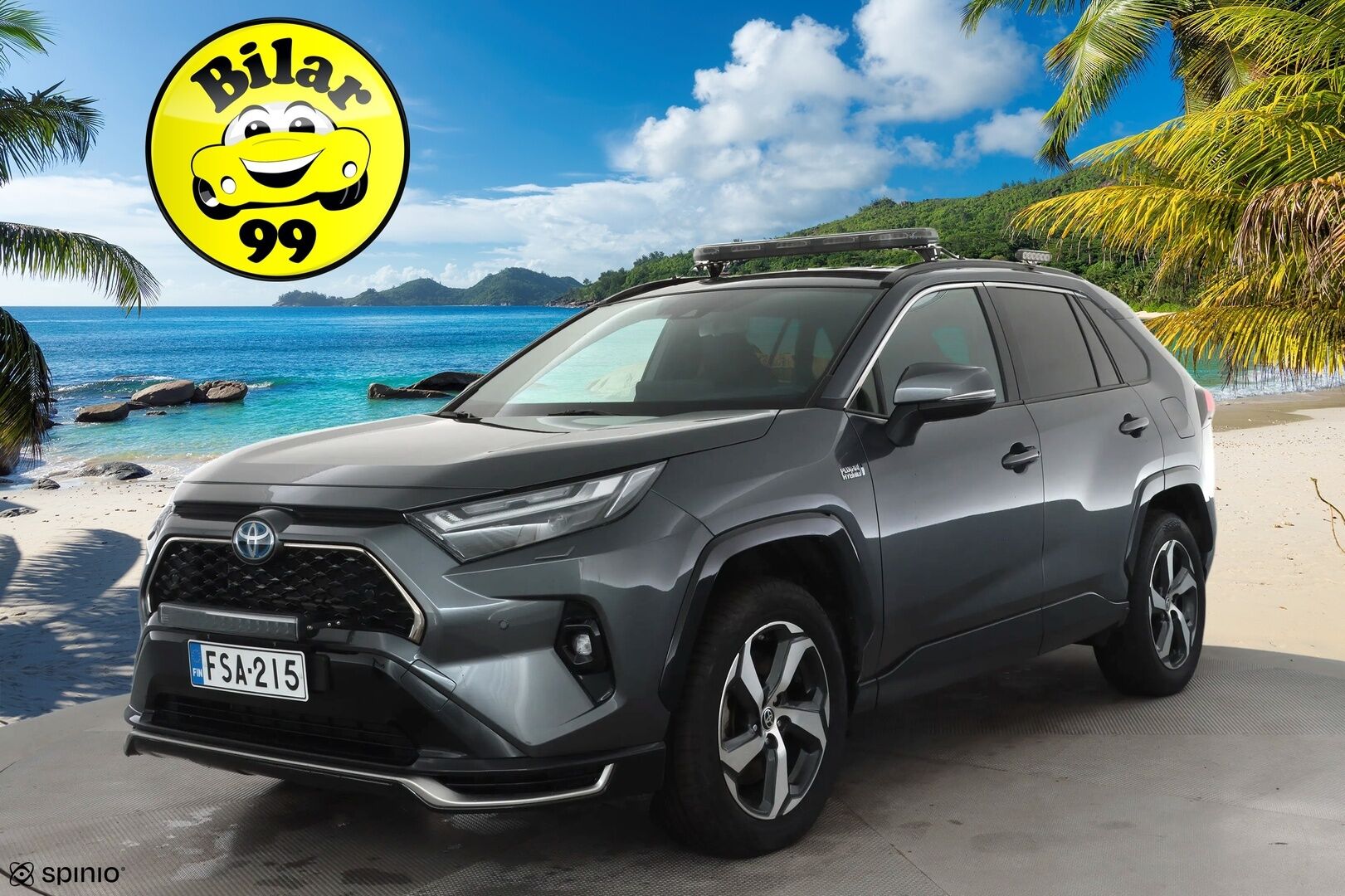 Toyota RAV4 Plug-in 2024 2,5 Hybrid AWD-i Active Plus Edition * ACC / LED / Lisävalot / P.kamera / Sähköpenkki / Kaistavahti / Navi / Keyless * - 1-om Suomi-auto / Kahdet renkaat aluvanteilla 