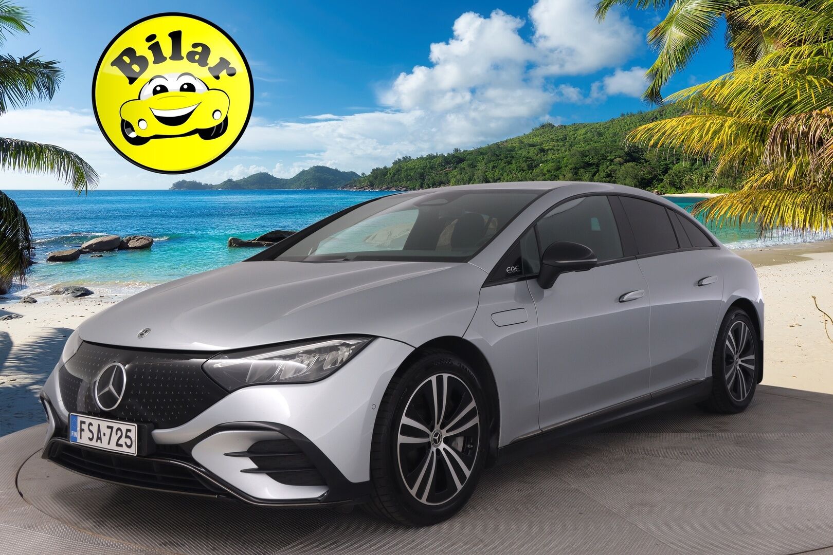 Mercedes-Benz EQE 2024 300 AMG - AMG Sisä- ja ulkopaketti | DTR+ | Koukku | Sähköpenkit muistilla | ILP | Kessy | Ambient | Erikoisväri | SOH 94%