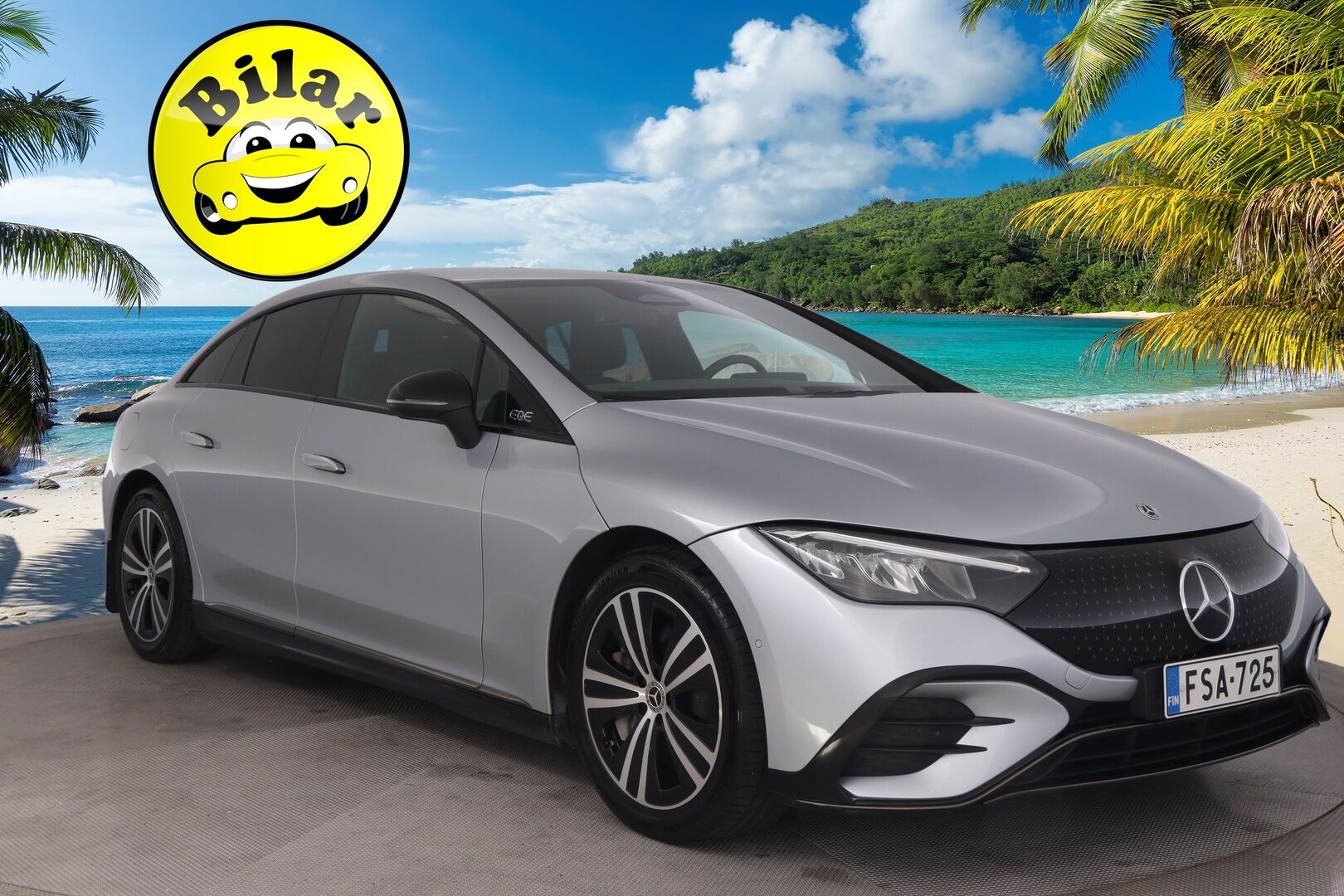Mercedes-Benz EQE 2024 300 AMG - AMG Sisä- ja ulkopaketti | DTR+ | Koukku | Sähköpenkit muistilla | ILP | Kessy | Ambient | Erikoisväri | SOH 94%