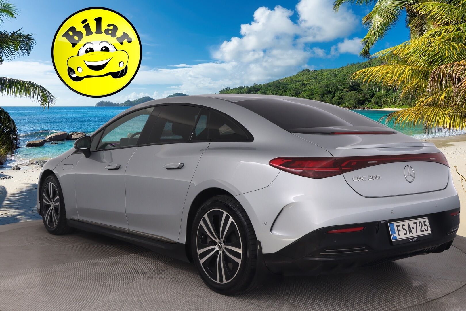 Mercedes-Benz EQE 2024 300 AMG - AMG Sisä- ja ulkopaketti | DTR+ | Koukku | Sähköpenkit muistilla | ILP | Kessy | Ambient | Erikoisväri | SOH 94%