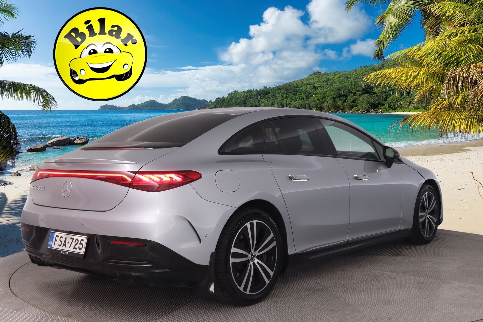 Mercedes-Benz EQE 2024 300 AMG - AMG Sisä- ja ulkopaketti | DTR+ | Koukku | Sähköpenkit muistilla | ILP | Kessy | Ambient | Erikoisväri | SOH 94%