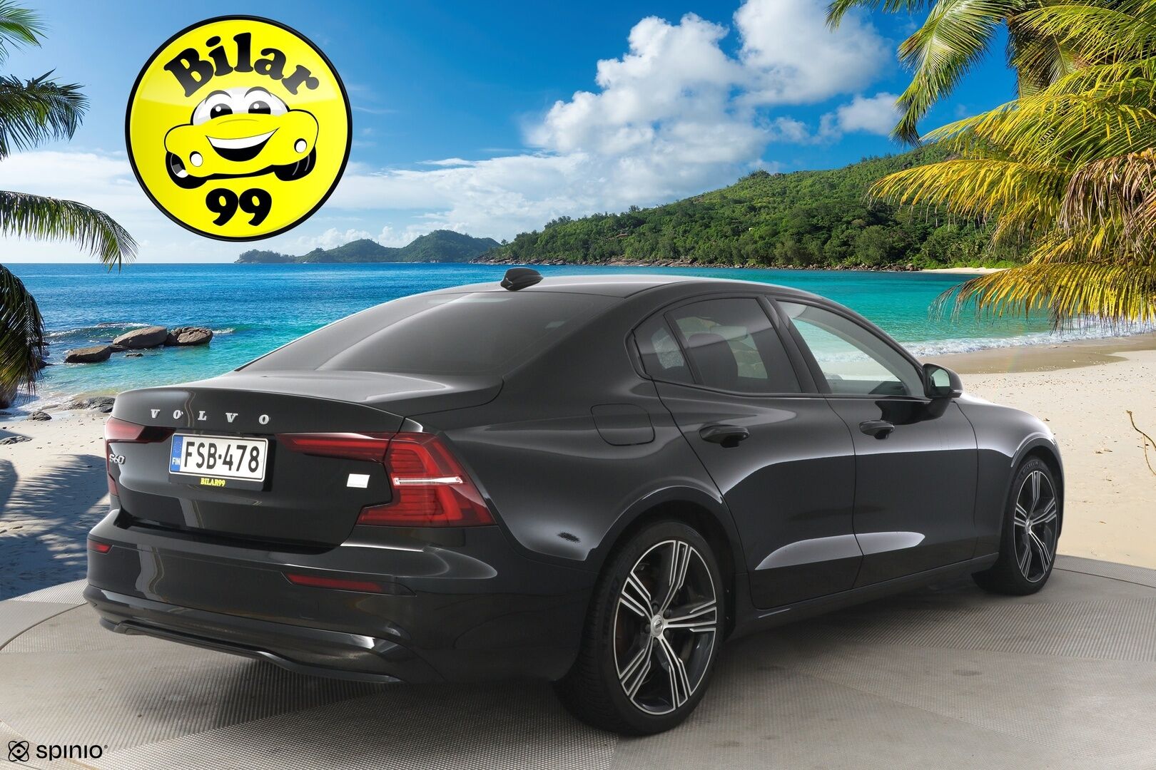 Volvo S60 2023 T6 AWD Long Range High Performance Plus Dark aut *ACC / P.Kamera / Navi / BLIS / Full LED / Keyless* - *Muistinahat / Digimittaristo / 2x Renkaat*