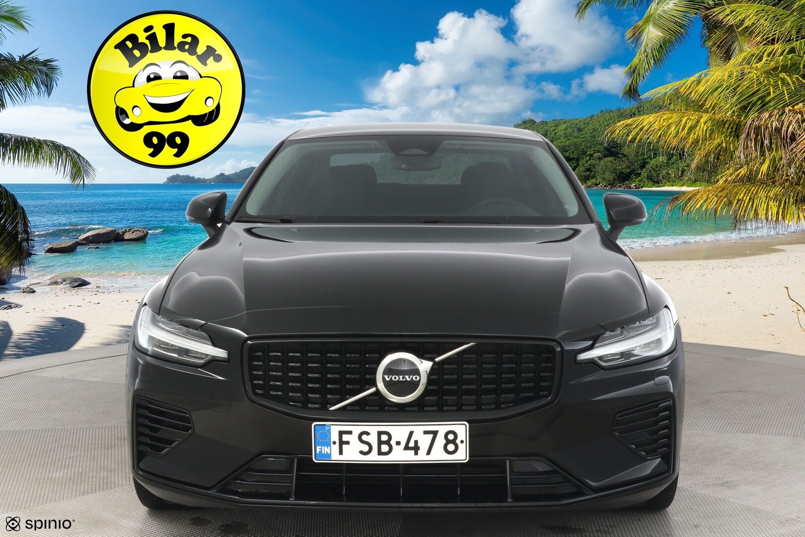 Volvo S60 2023 T6 AWD Long Range High Performance Plus Dark aut *ACC / P.Kamera / Navi / BLIS / Full LED / Keyless* - *Muistinahat / Digimittaristo / 2x Renkaat*