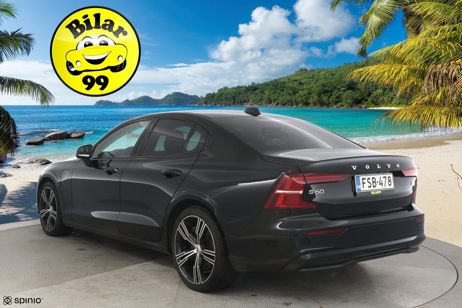 Volvo S60 2023 T6 AWD Long Range High Performance Plus Dark aut *ACC / P.Kamera / Navi / BLIS / Full LED / Keyless* - *Muistinahat / Digimittaristo / 2x Renkaat*