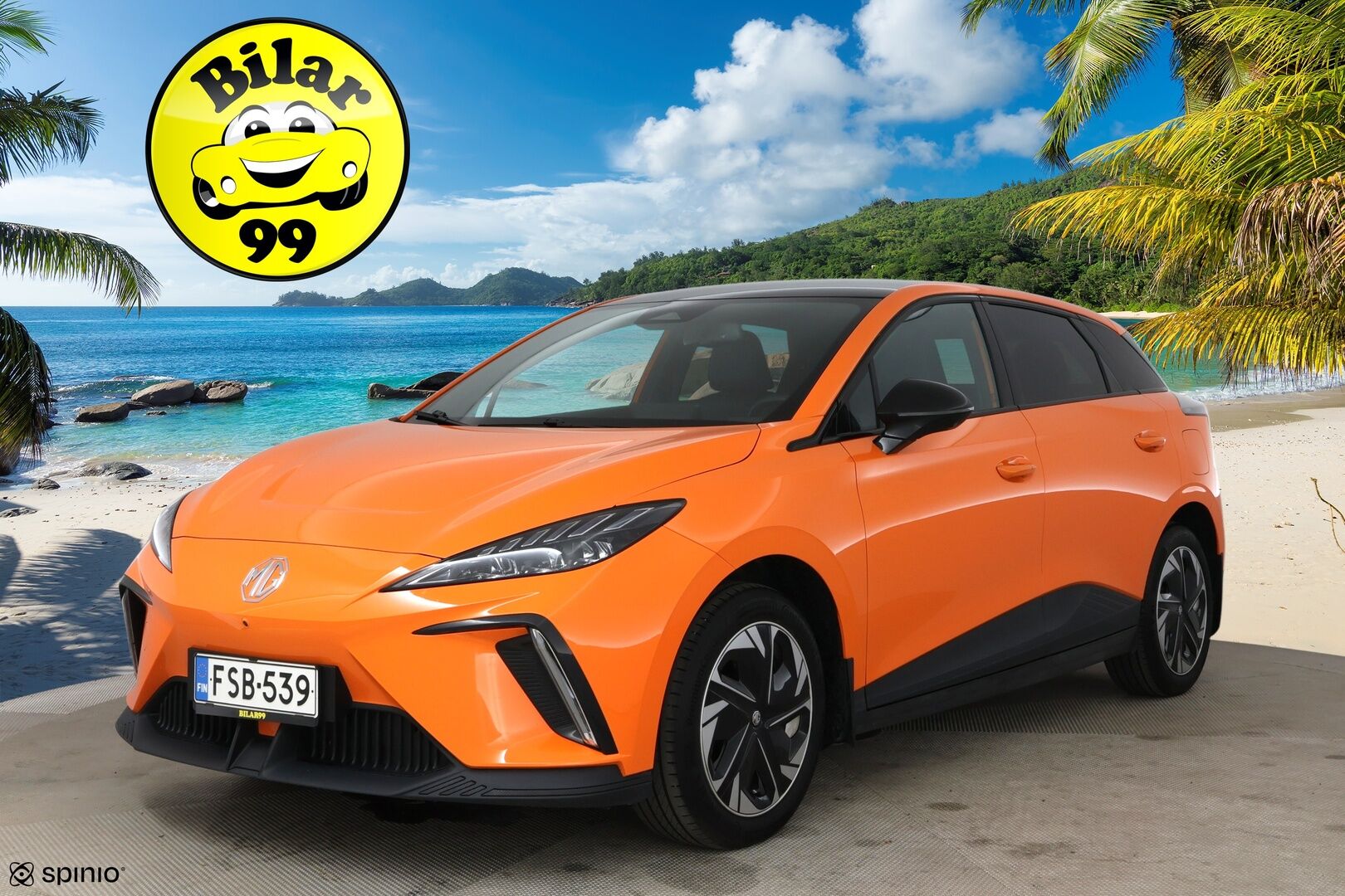 MG MG4 2023 64kwh Luxury Long Range Aut / Lämpöpumppu / ACC / 360-kamera / LED / BLIS - Puolinahat / Viimeisin huolto 06/2025 / Huippu varusteet! 