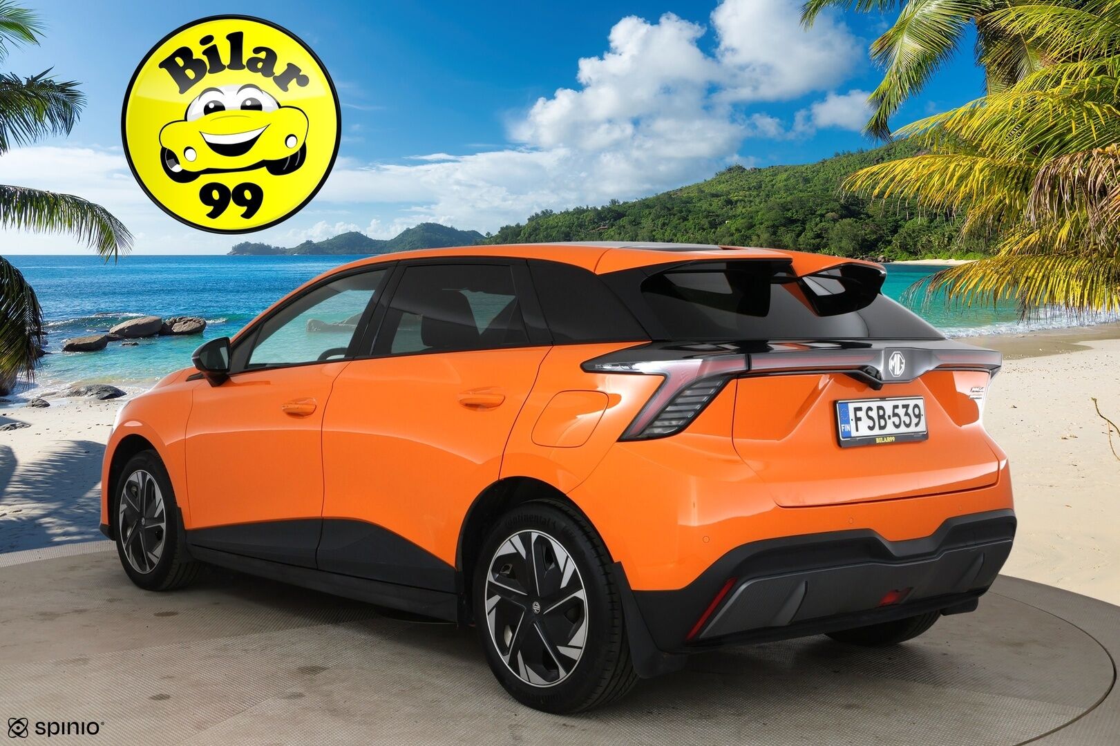 MG MG4 2023 64kwh Luxury Long Range Aut / Lämpöpumppu / ACC / 360-kamera / LED / BLIS - Puolinahat / Viimeisin huolto 06/2025 / Huippu varusteet! 