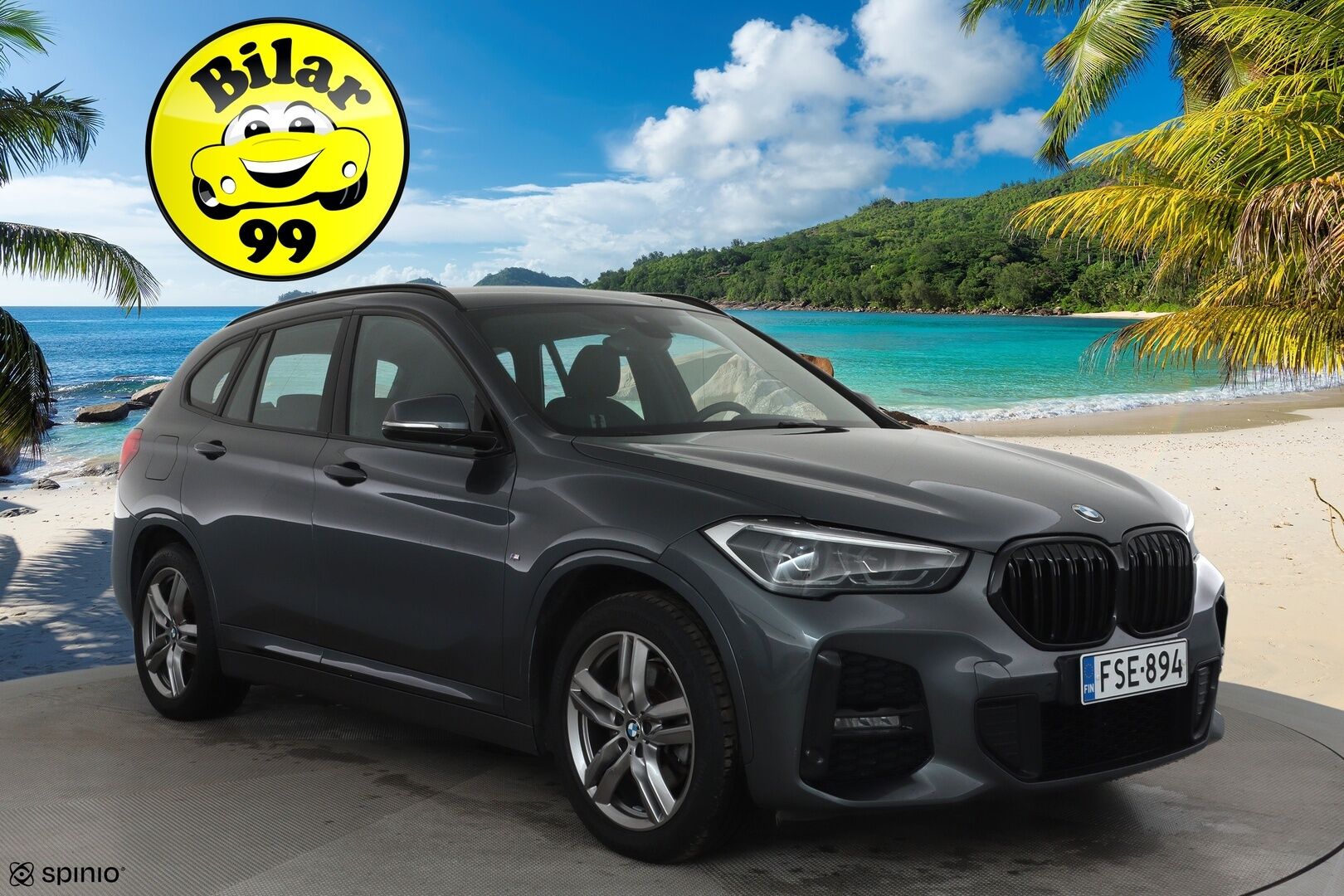 BMW X1 2021 F48 xDrive25e A Business M Sport Shadowline *Vakkari / P.tutkat / Sporttipenkit / LED / Navi / Sähköluukku* - Akku kuntotarkastettu 92,5% / Kahdet renkaat aluvanteilla