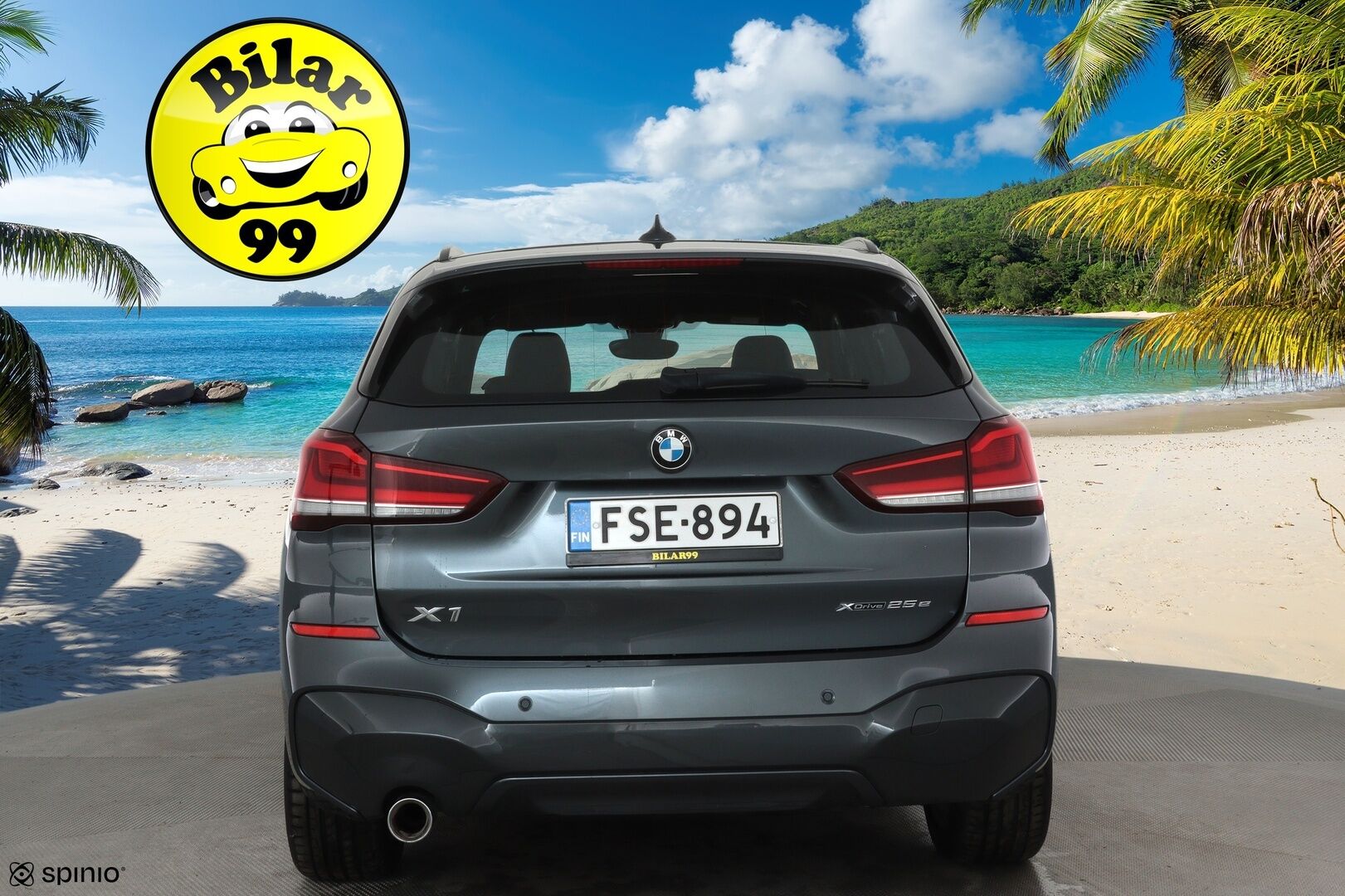 BMW X1 2021 F48 xDrive25e A Business M Sport Shadowline *Vakkari / P.tutkat / Sporttipenkit / LED / Navi / Sähköluukku* - Akku kuntotarkastettu 92,5% / Kahdet renkaat aluvanteilla
