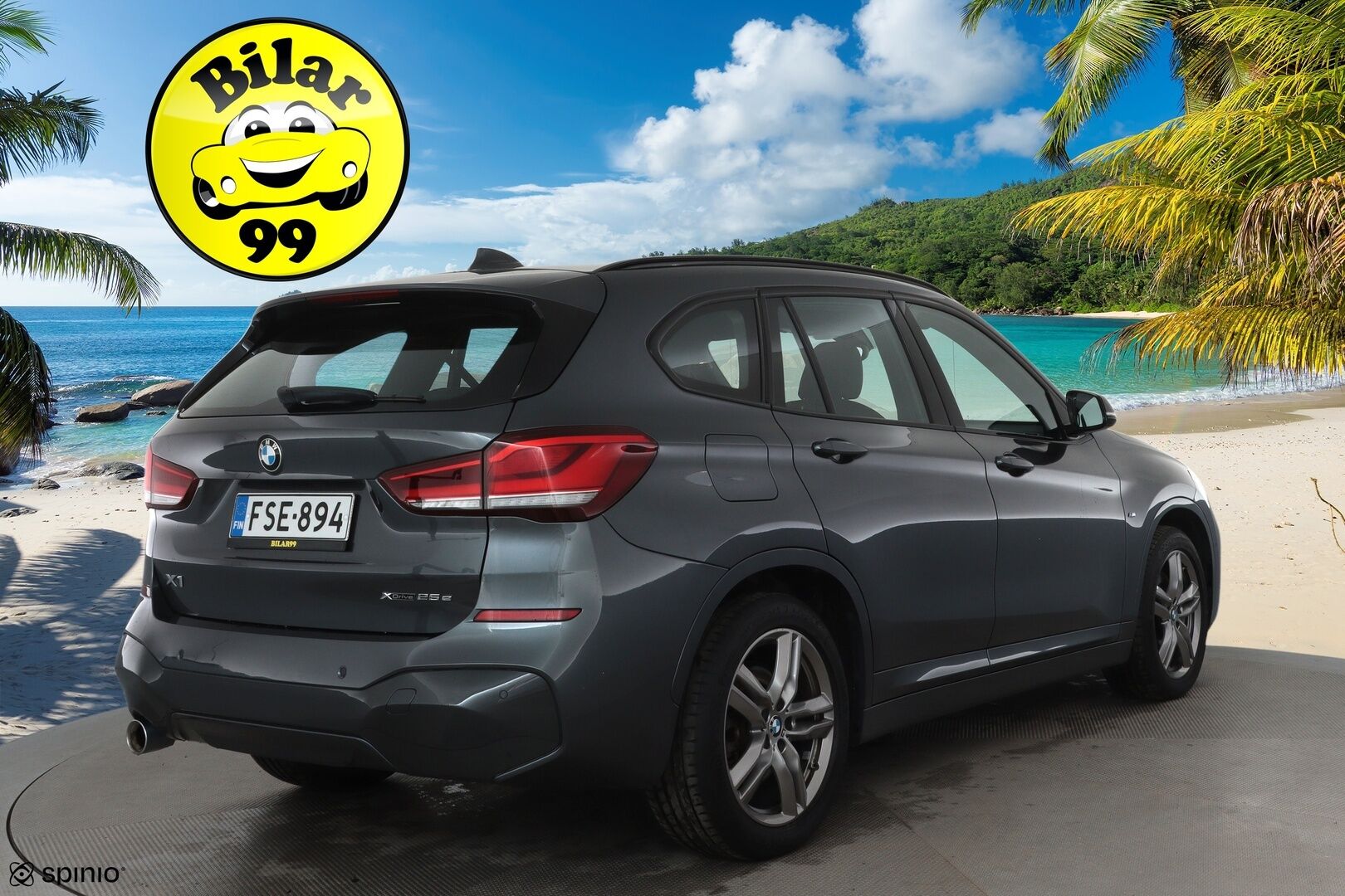 BMW X1 2021 F48 xDrive25e A Business M Sport Shadowline *Vakkari / P.tutkat / Sporttipenkit / LED / Navi / Sähköluukku* - Akku kuntotarkastettu 92,5% / Kahdet renkaat aluvanteilla