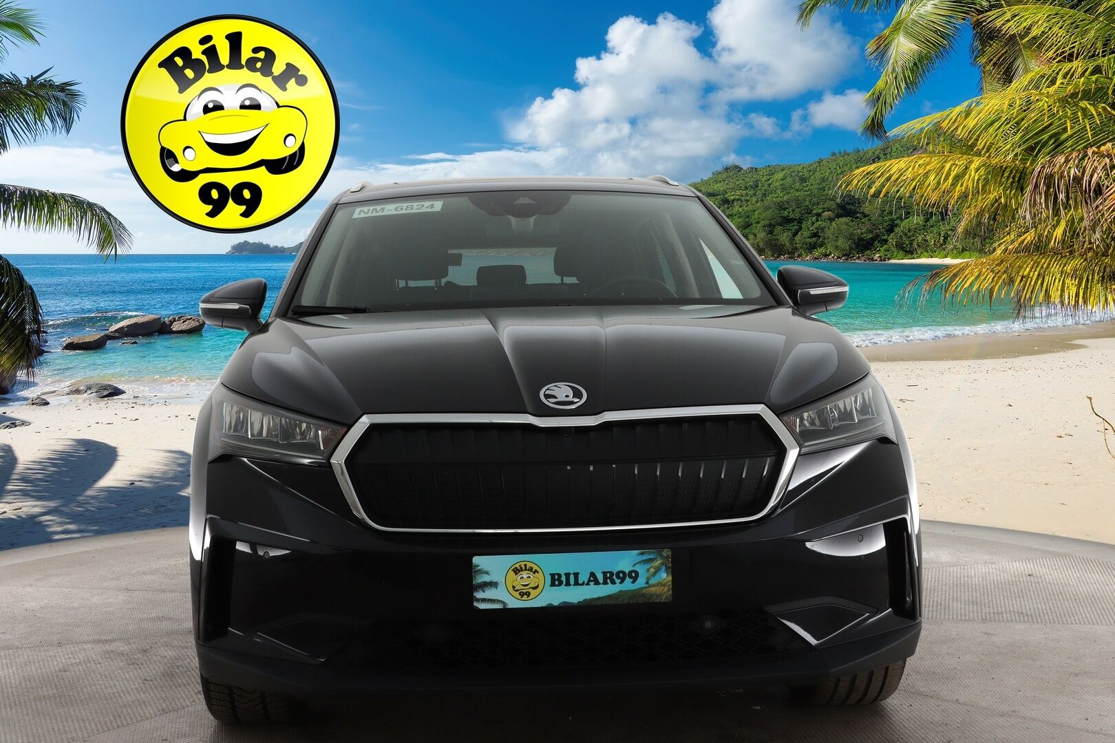 SKODA ENYAQ 2021 iV80 150 kW - Lämpöpumppu | ACC | Panorama | Koukku | P-kamera | Nahkasisusta | KeylessGo | Kahdet Skodan vanteet | Merkkihuoltohistoria