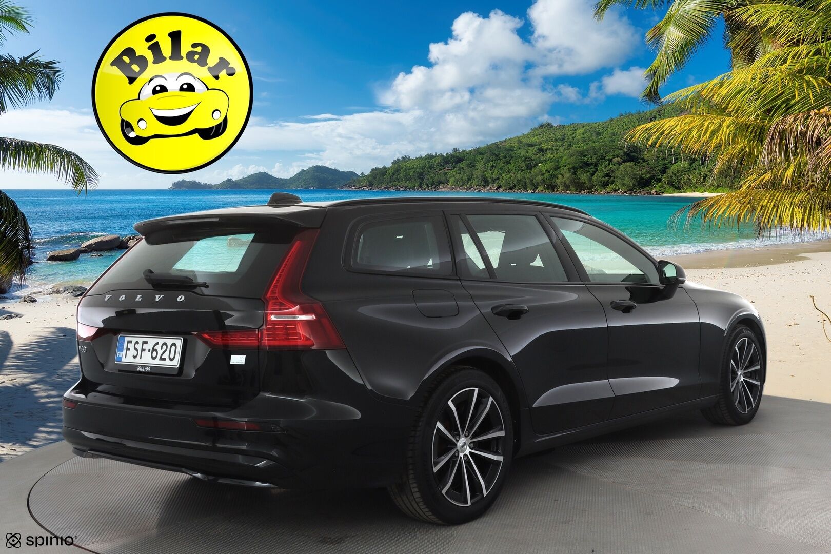 Volvo V60 2023 T6 AWD Long Range Plus Dark aut - | ACC | Sporttipenkit muistilla | Puolinahat | Full-LED Active | P.kamera | Pilot Assist | High perf. audio | Lämm. ratti | Merkkihuollot | 2x renkaat aluin |