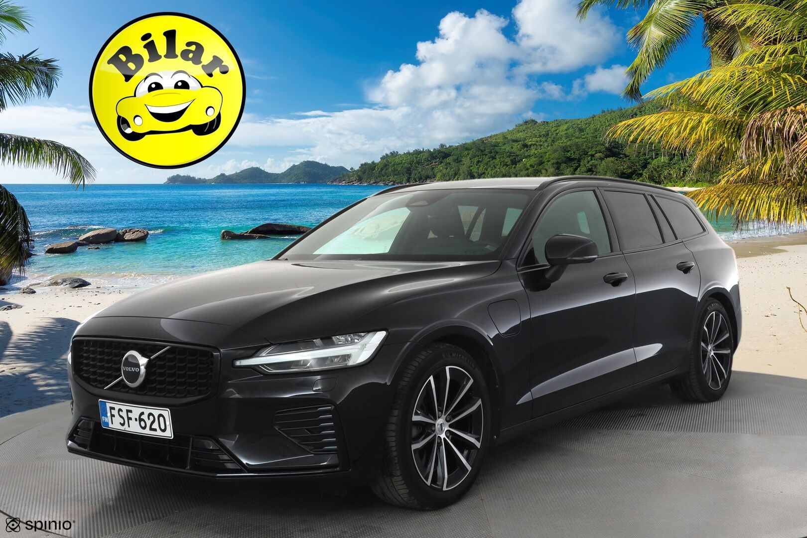 Volvo V60 2023 T6 AWD Long Range Plus Dark aut - Adapt.Vakkari | Full LED | High Perf Audio | Peruutuskamera | Sporttipenkit muistilla | Merkkihuollot | 2x Renkaat Aluvantein | Näyttävä!