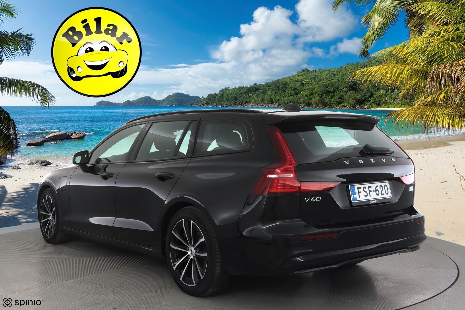 Volvo V60 2023 T6 AWD Long Range Plus Dark aut - | ACC | Sporttipenkit muistilla | Puolinahat | Full-LED Active | P.kamera | Pilot Assist | High perf. audio | Lämm. ratti | Merkkihuollot | 2x renkaat aluin |