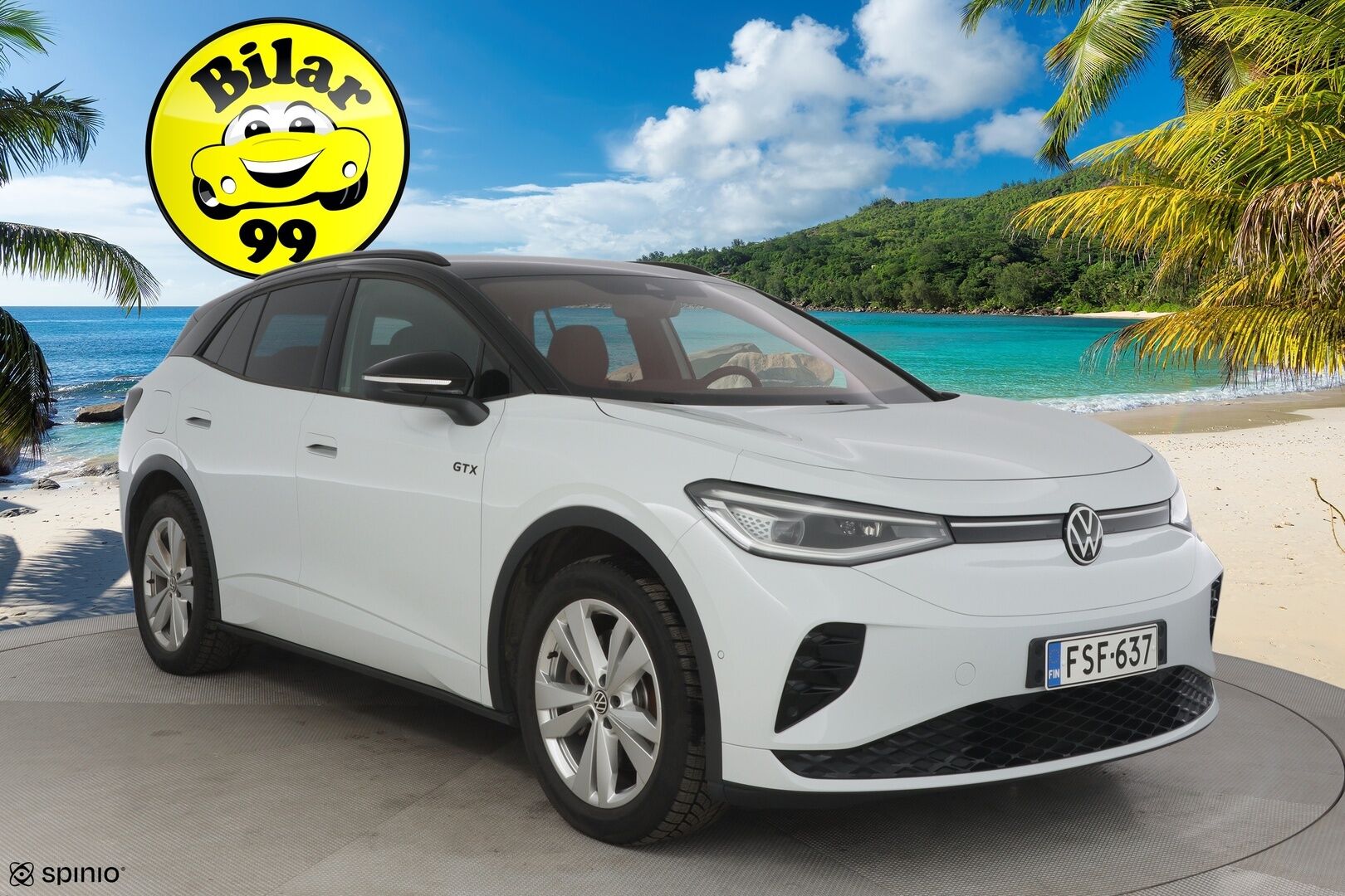 Volkswagen ID.4 2023 ID.4 GTX 220 KW * / Acc / 360-kamera / Koukku / Blind Spot / IQ Light / Travel assist / Comfort access / Ratinlämmitin / * - Juuri saapunut täyteen pakattu GTX 