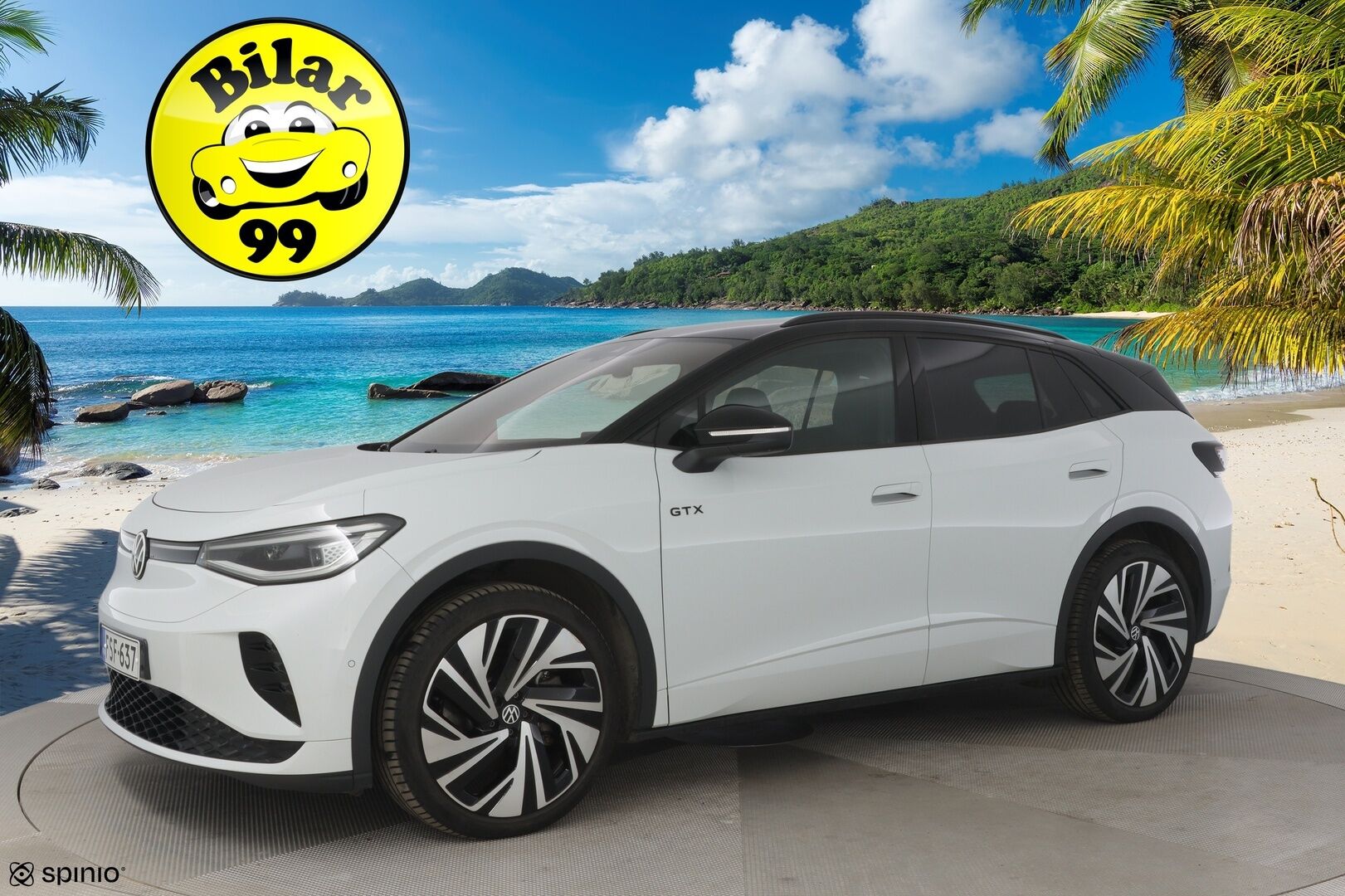 Volkswagen ID.4 2023 ID.4 GTX 220 KW * / Acc / 360-kamera / Koukku / Blind Spot / IQ Light / Travel assist / Comfort access / Ratinlämmitin / * - Juuri saapunut täyteen pakattu GTX 