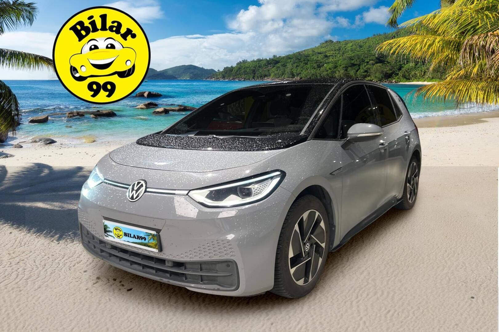 Volkswagen ID.3 2021 Pro Performance Tech 150 kW, akku 58 kWh - Lämpöpumppu | HUD | ACC | Lasikatto | Matrix-LED | P.Kamera | Keyless | Huippuvarusteet!