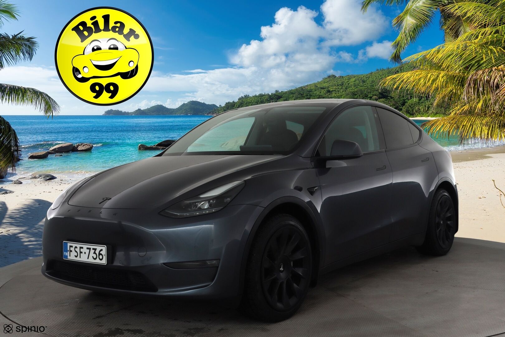 Tesla Model Y 2021 Long Range Dual Motor * Koukku / Lasikatto / ILP / ACC / Matrix-LED / Muistipenkki / P.kamera / Premium Audio * - 2x Latauskaapelit / Kahdet renkaat aluvanteilla