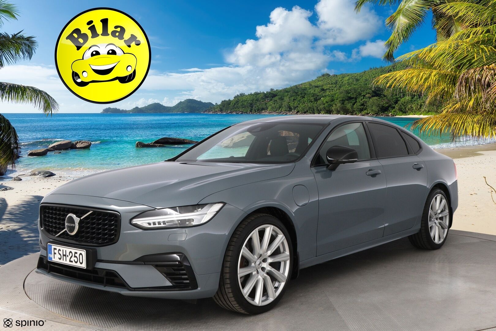 Volvo S90 2021 T8 AWD Recharge R-Design aut - Polestar Engineered | B&W | Panorama | ACC | HUD | Four-C Alusta | 360° | Full LED | Vetokoukku | Nahka-Alcantara | HARVOIN TARJOLLA!