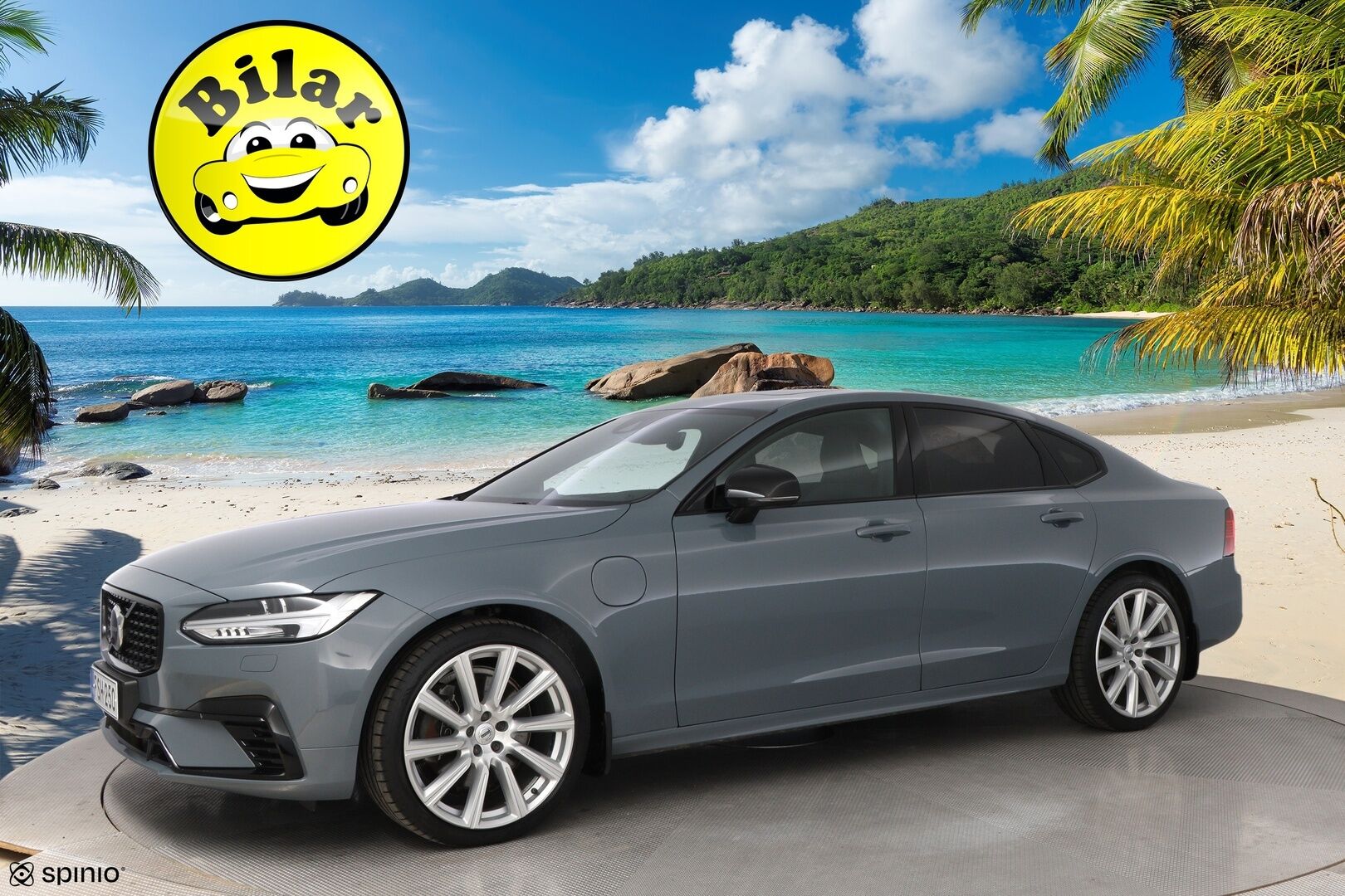 Volvo S90 2021 T8 AWD Recharge R-Design aut - Polestar Engineered | B&W | Panorama | ACC | HUD | Four-C Alusta | 360° | Full LED | Vetokoukku | Nahka-Alcantara | HARVOIN TARJOLLA!
