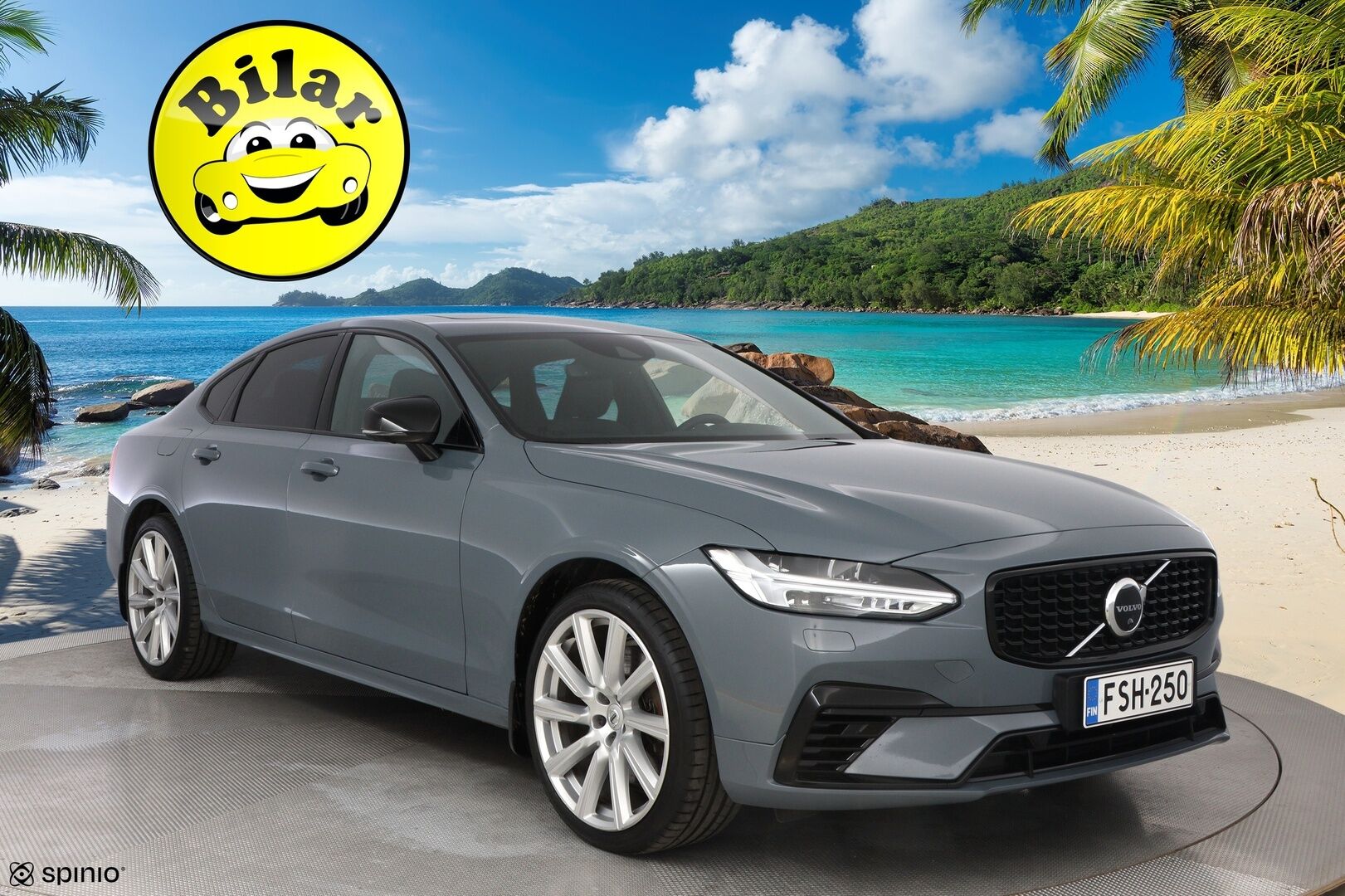 Volvo S90 2021 T8 AWD Recharge R-Design aut - Polestar Engineered | B&W | Panorama | ACC | HUD | Four-C Alusta | 360° | Full LED | Vetokoukku | Nahka-Alcantara | HARVOIN TARJOLLA!