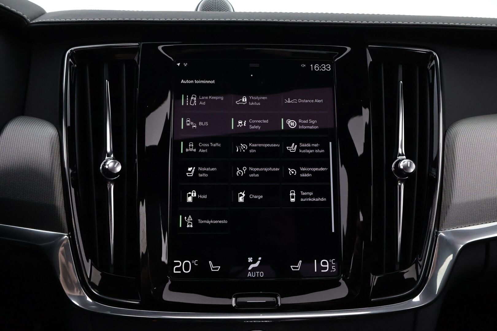 Volvo S90 2021 T8 AWD Recharge R-Design aut - Polestar Engineered | B&W | Panorama | ACC | HUD | Four-C Alusta | 360° | Full LED | Vetokoukku | Nahka-Alcantara | HARVOIN TARJOLLA!