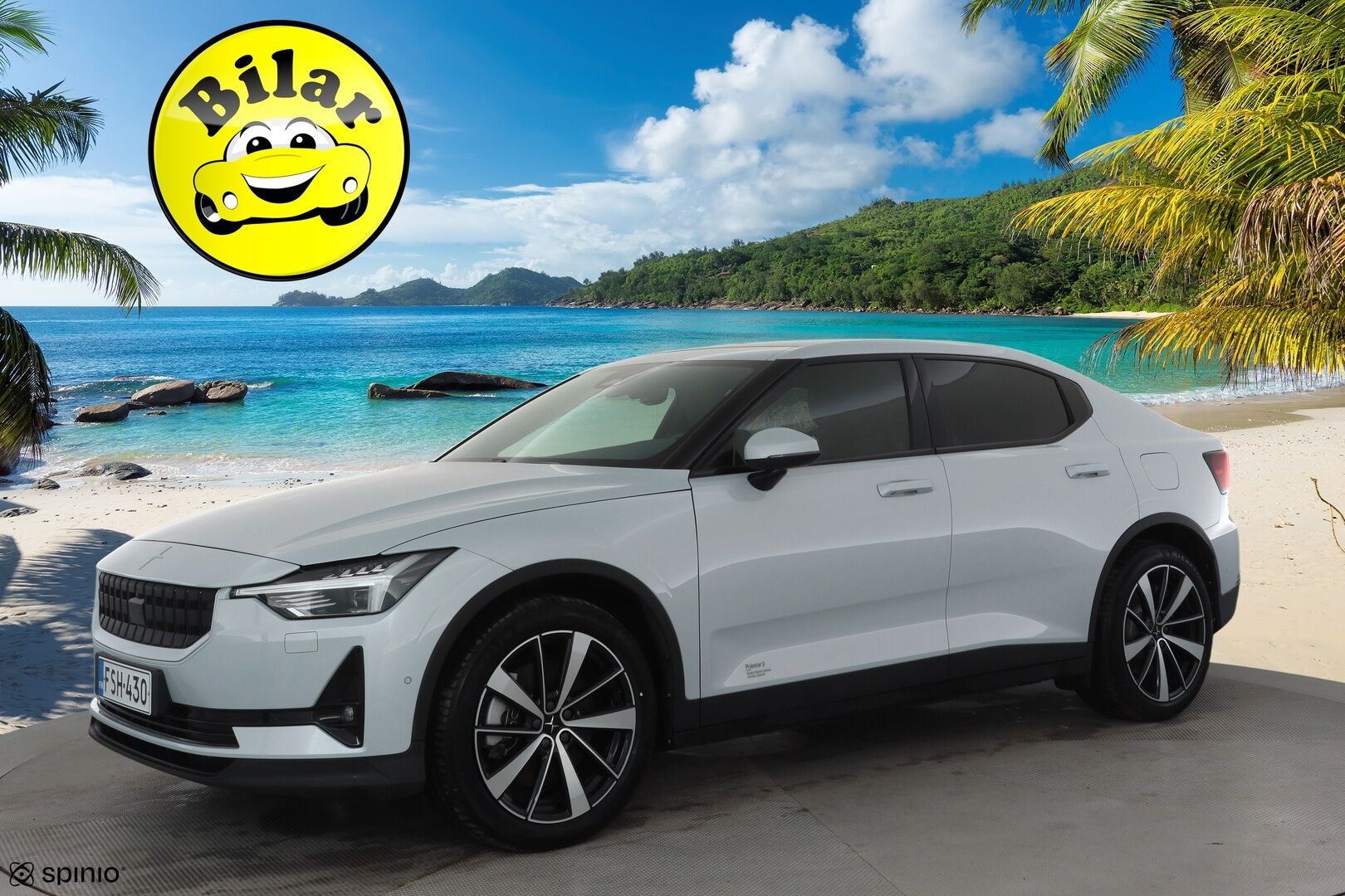 Polestar 2 2021 Launch Edition, 300kW, 78kWh - | Koukku | Pilot&Plus | H&K | Lasikatto | ACC | 360 | Sporttipenkki Muistilla | Navi | Kaistavahti | Keyless | Kahdet renkaat |
