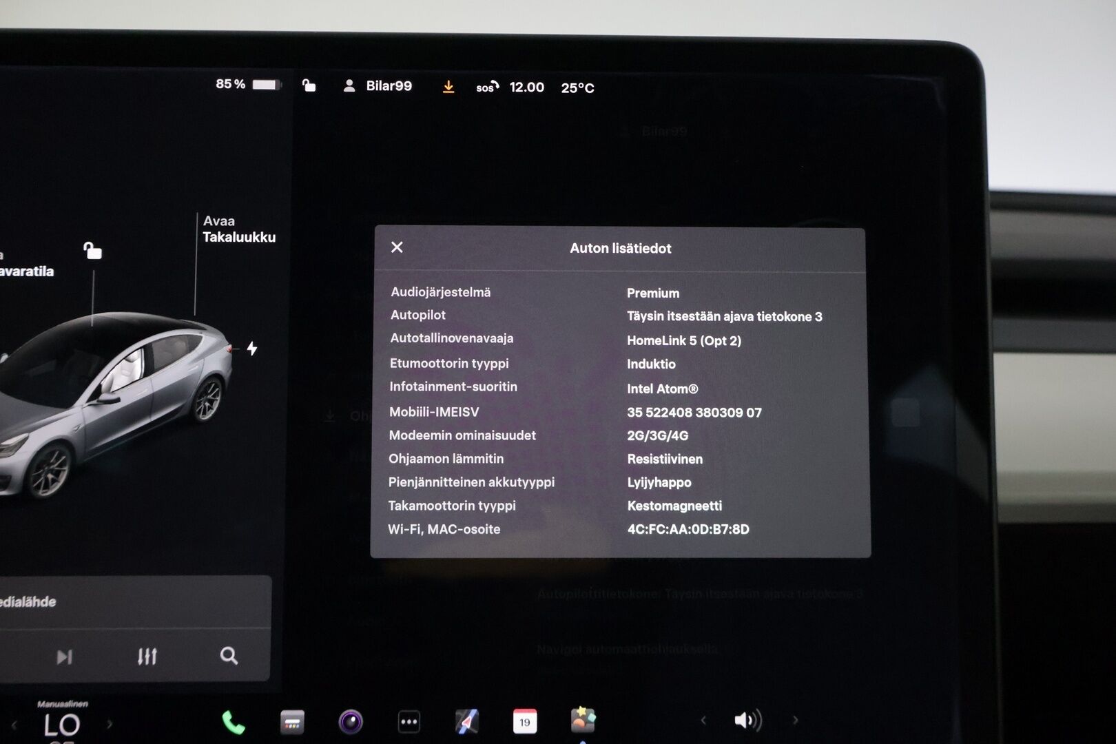Tesla Model 3 2019 Long-Range Dual Motor AWD - | ACC | Lasikatto | Premium Audio | P.Kamera | Muistipenkki | 2xrenkaat