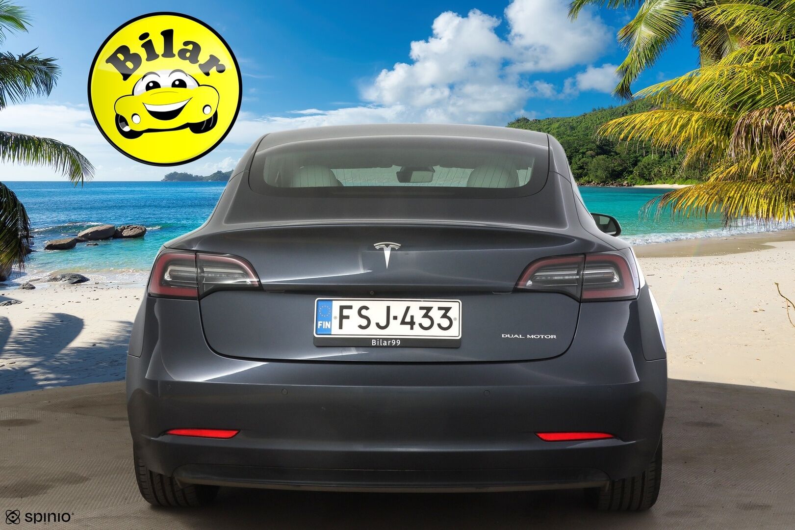 Tesla Model 3 2019 Long-Range Dual Motor AWD - | ACC | Lasikatto | Premium Audio | P.Kamera | Muistipenkki | 2xrenkaat