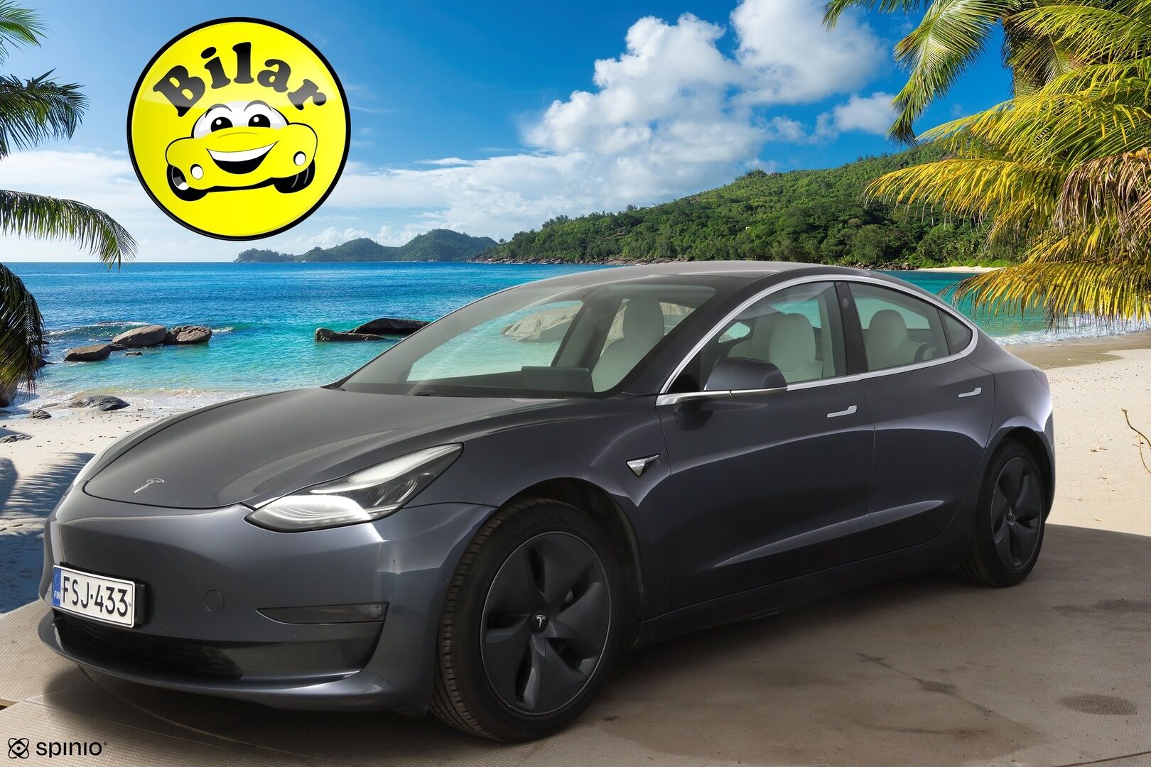 Tesla Model 3 2019 Long-Range Dual Motor AWD - | ACC | Lasikatto | Premium Audio | P.Kamera | Muistipenkki | 2xrenkaat