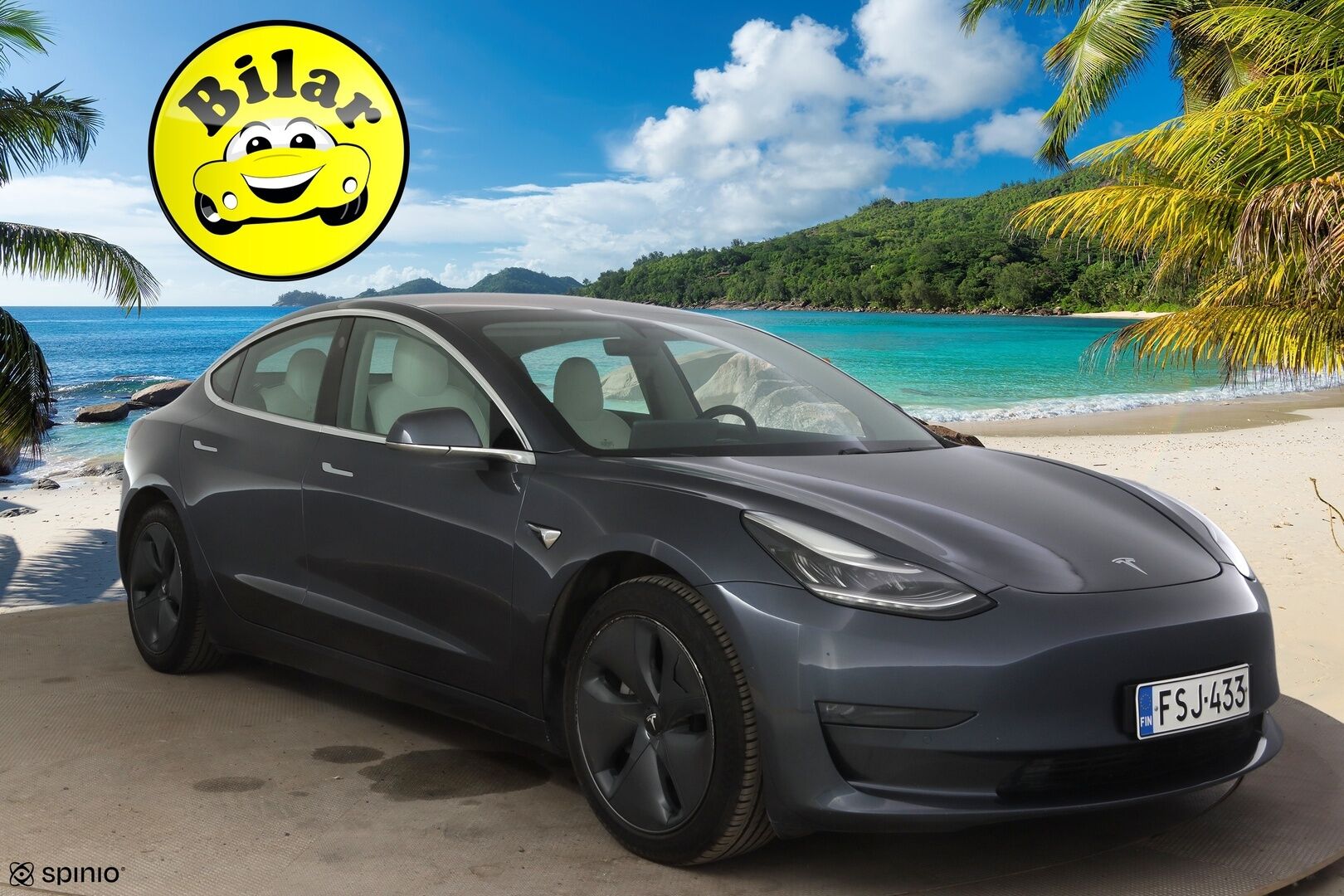 Tesla Model 3 2019 Long-Range Dual Motor AWD - | ACC | Lasikatto | Premium Audio | P.Kamera | Muistipenkki | 2xrenkaat