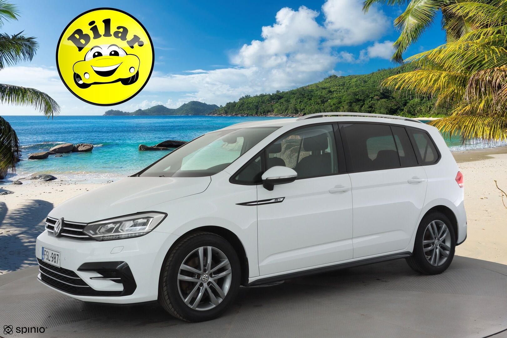 Volkswagen Touran 2018 R-Line 1,4 TSI 110 kW (150 hv) DSG-automaatti 7.P - | ACC | Koukku | Webasto | P.tutkat | LED | Apple&Android | Kahdet Renkaat |