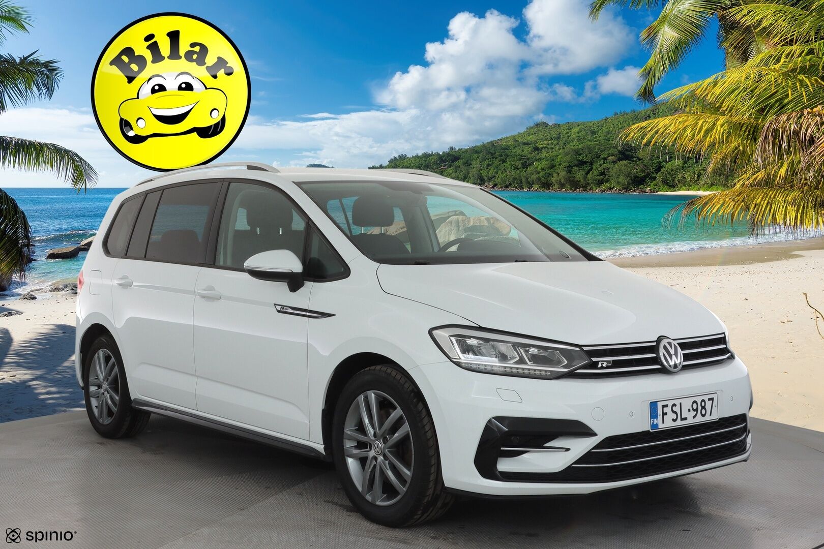 Volkswagen Touran 2018 R-Line 1,4 TSI 110 kW (150 hv) DSG-automaatti 7.P - | ACC | Koukku | Webasto | P.tutkat | LED | Apple&Android | Kahdet Renkaat |