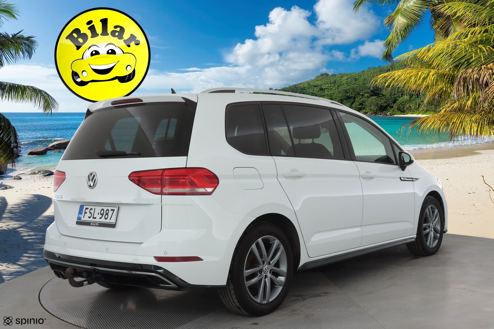 Volkswagen Touran 2018 R-Line 1,4 TSI 110 kW (150 hv) DSG-automaatti 7.P - | ACC | Koukku | Webasto | P.tutkat | LED | Apple&Android | Kahdet Renkaat |