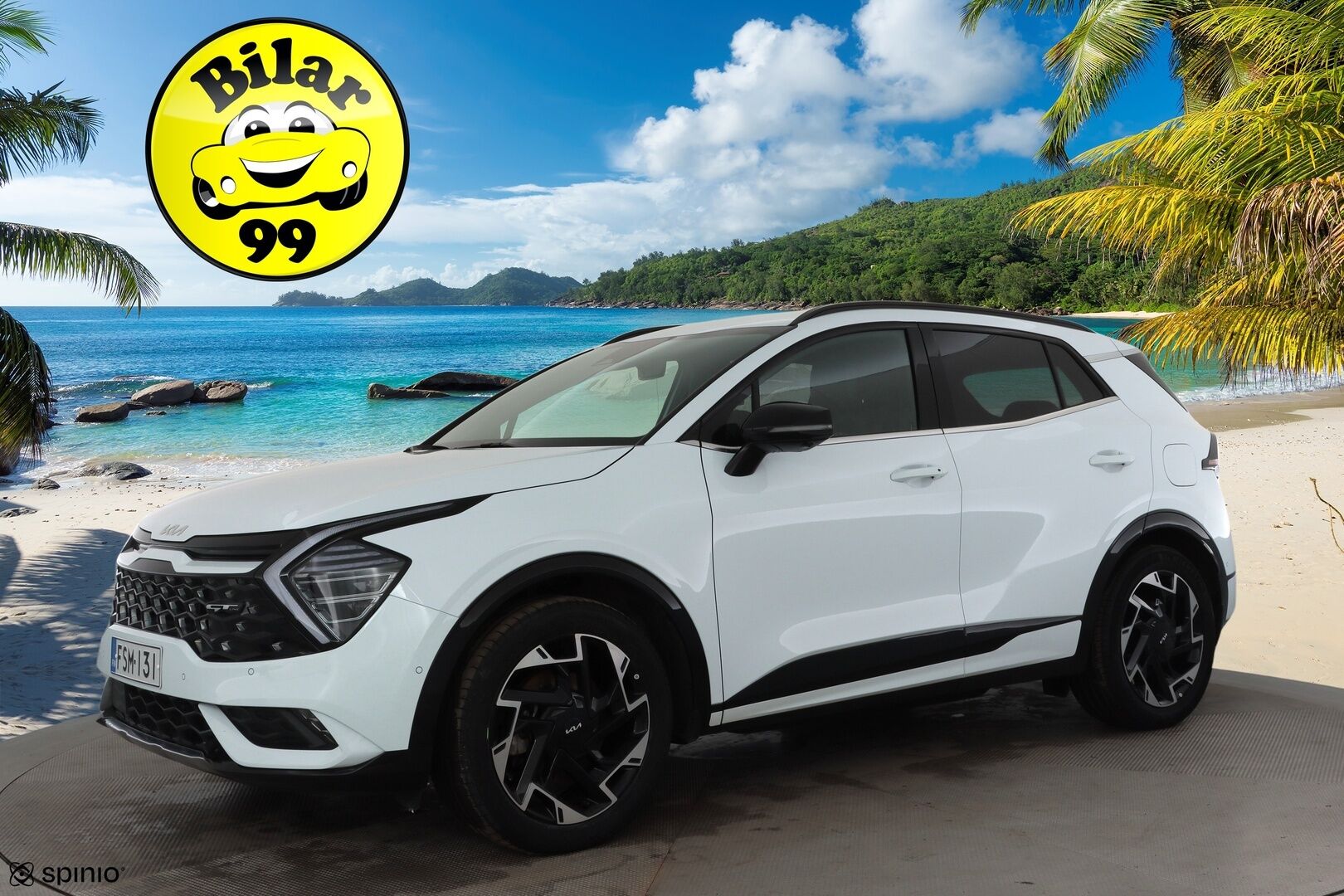 Kia Sportage 2022 1,6 T-GDI AWD Plug-in Hybrid GT-Line AT 265hv * ACC / 360° / H&K / Muisitpenkki / LED / Navi / Ilmastoidut penkit / Koukku * - 1.Om Suomi-auto / Kahdet renkaat aluvanteilla / Huippuvarusteet - HULLUT BLACKWEEK JATKOT - KORKOTARJOUS 2,49%