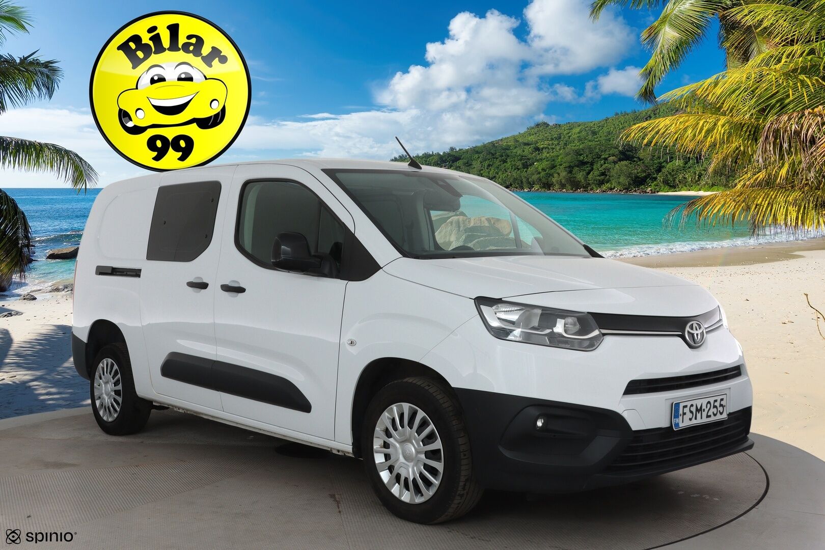 Toyota Proace CITY 2023 Active L2 1,5D 130 Automaatti 5ov 2510 **1-om Suomi-auto / Webasto / P.kamera / Vakkari / Ilmastointi / Bluetooth** - Kahdet Renkaat 