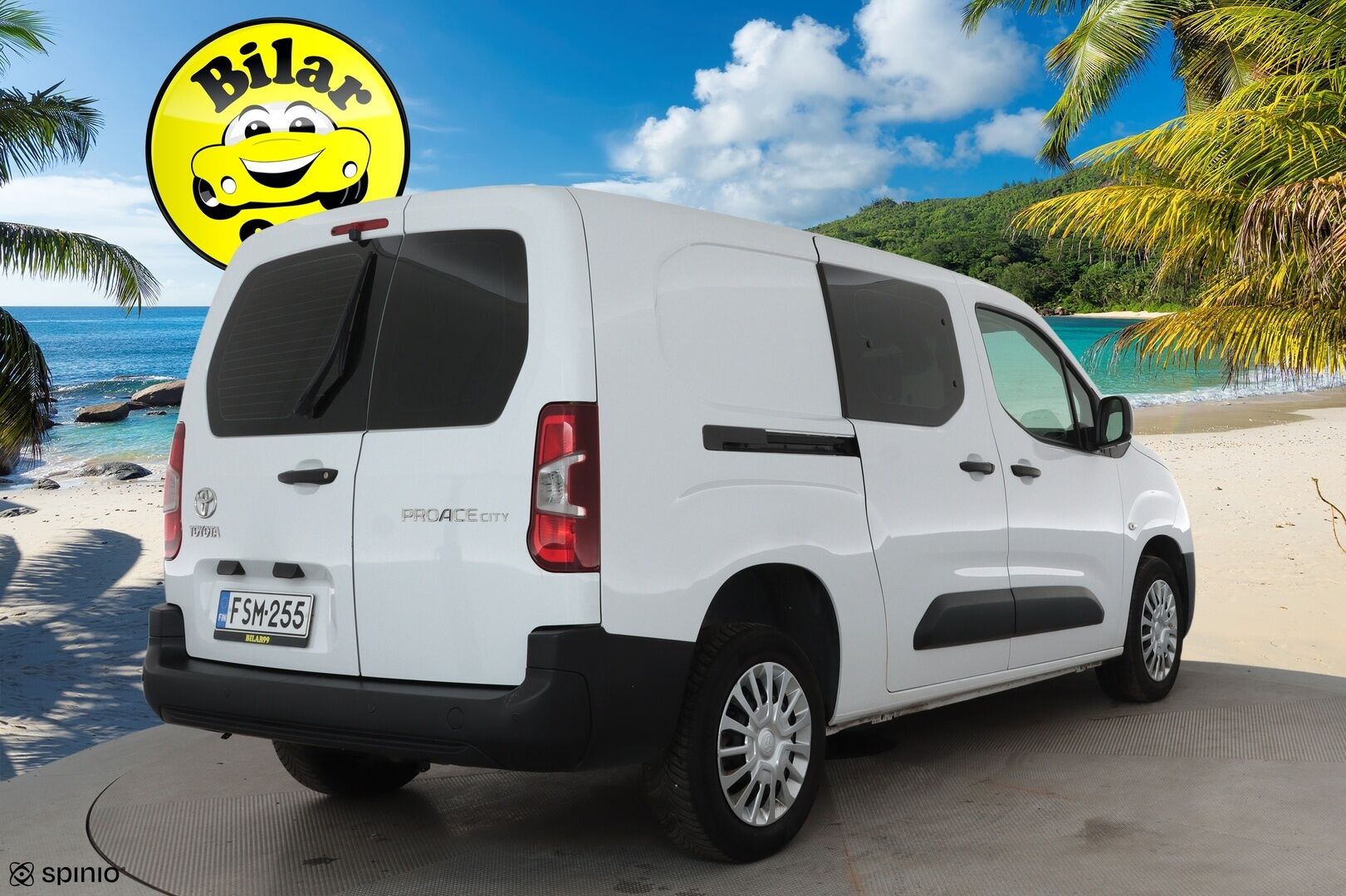 Toyota Proace CITY 2023 Active L2 1,5D 130 Automaatti 5ov 2510 **1-om Suomi-auto / Webasto / P.kamera / Vakkari / Ilmastointi / Bluetooth** - Kahdet Renkaat 