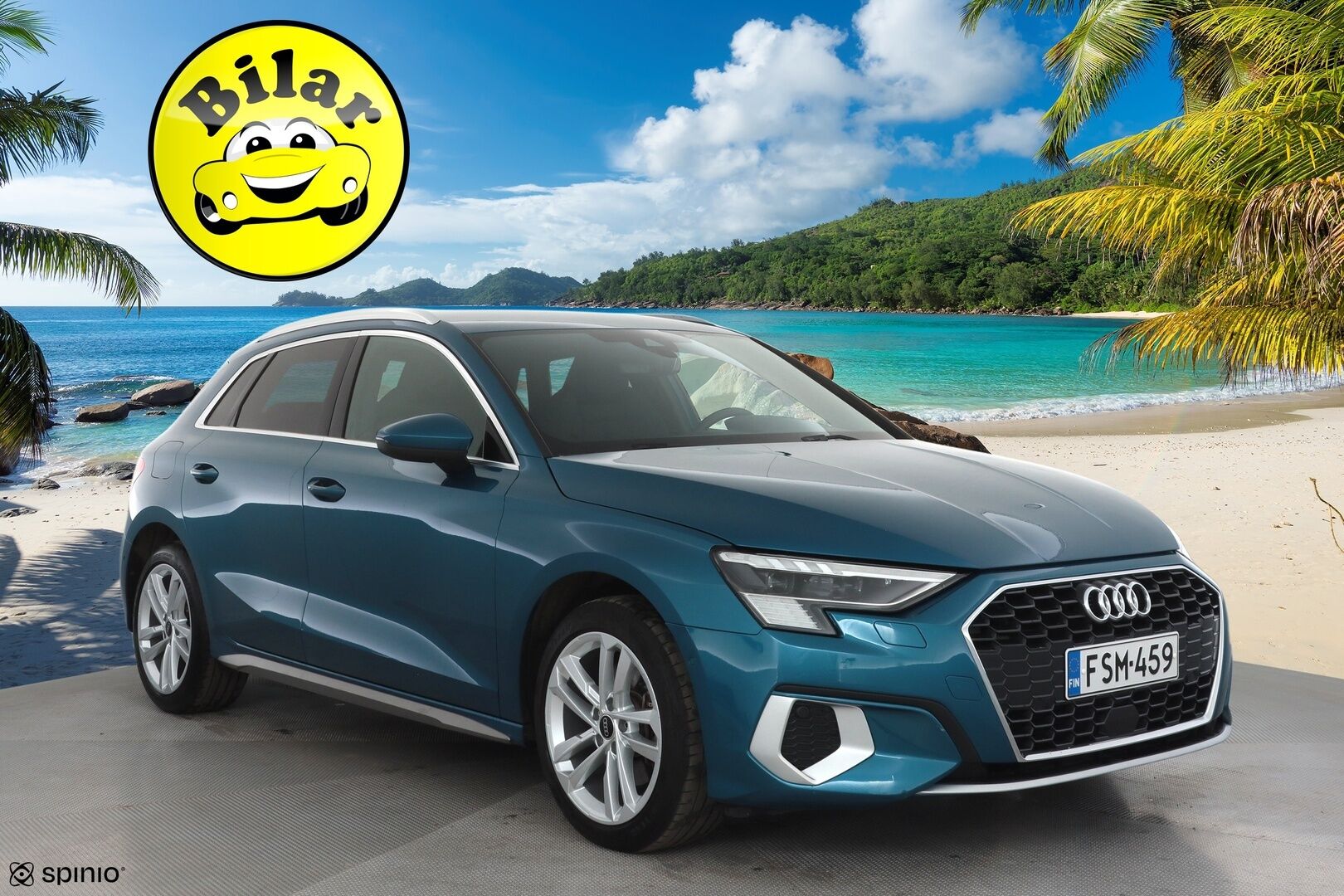 Audi A3 2023 Sportback Progress Plus 40 TFSI e 150kW S tronic - Koukku | ACC | B&O | P.kamera | Matrix | Sport-penkit | Digimittaristo | Keyless | Kaistavahti | Katveavustin | 1-om Suomi-auto | Kahdet renkaat | 2x Latauskaapelit |