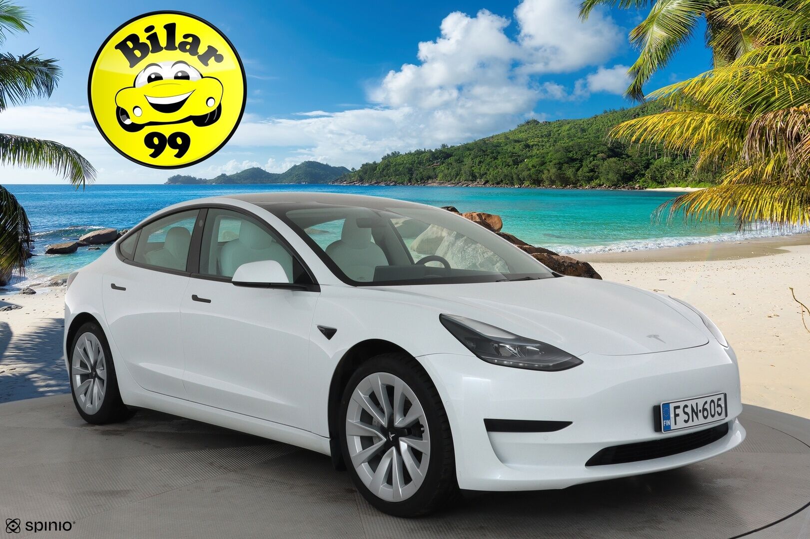 Tesla Model 3 2023 Standard Range Plus **Lasikatto / ILP / ACC / Matrix-LED / P.kamera / Muistipenkki / Navi / Kaistavahti / Keyless** - 1-om Suomi-auto / 2x Latauskaapelit / Kahdet Renkaat / Akku kuntotarkastettu