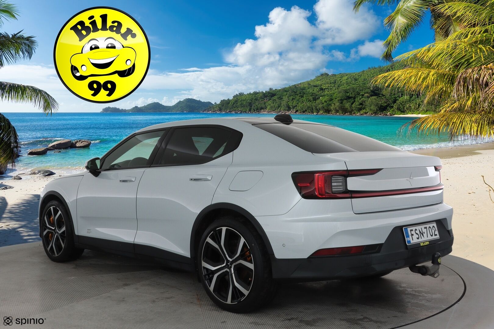 Polestar 2 2021 Launch Edition Performance, 300kW, 78kWh **ACC / Lasikatto / H&K / 360° / Muistipenkki / Koukku / Pixel LED / Navi** - 3,99 % KORKOTARJOUS TÄHÄN AUTOON 7.9. ASTI! - Merkkihuollettu