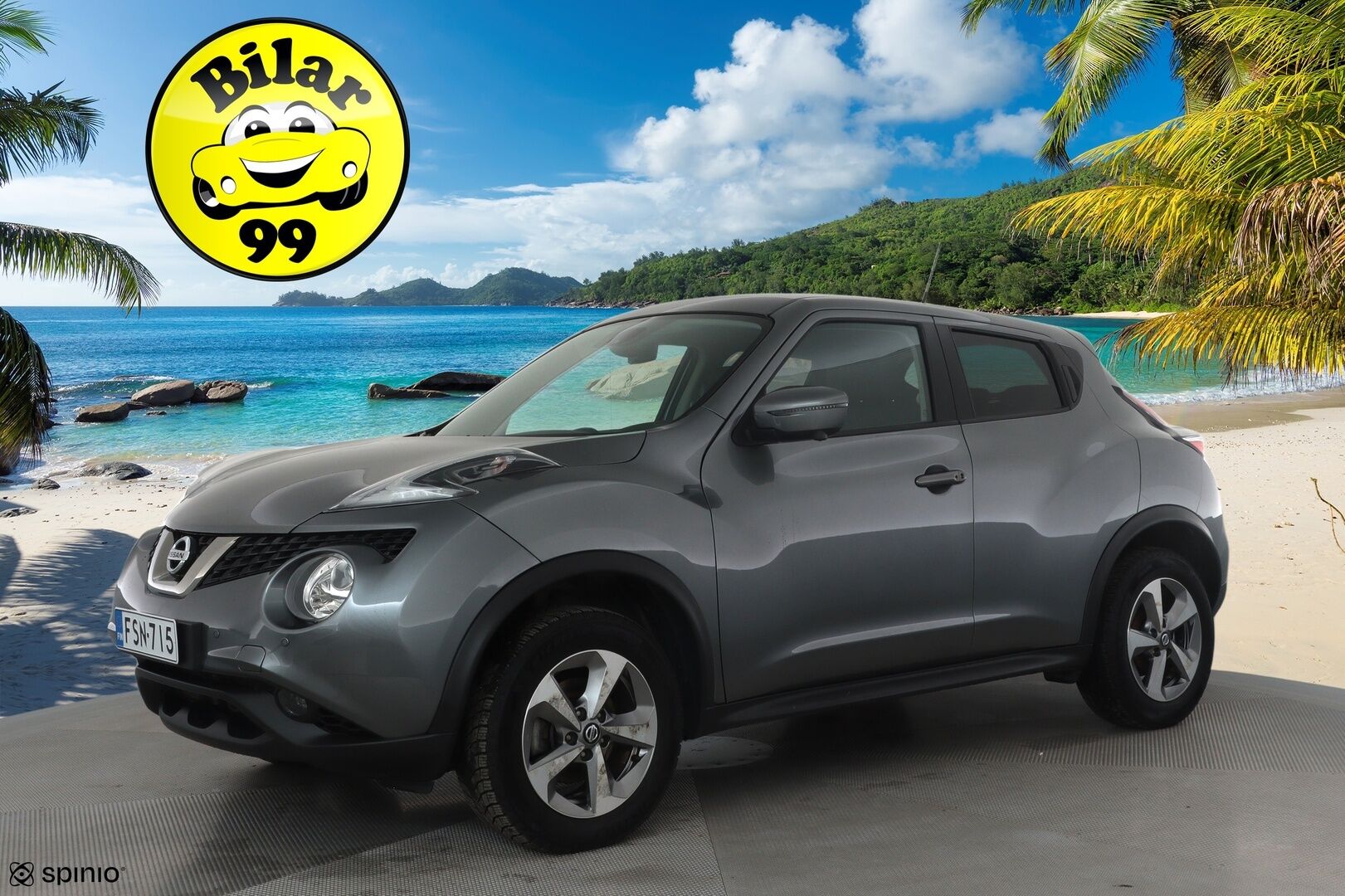 Nissan Juke 2019 1,6L110 Xtronic Acenta 2WD *Vakkari / 360° / Koukku / Navi / Puolinahat / KeylessGo*